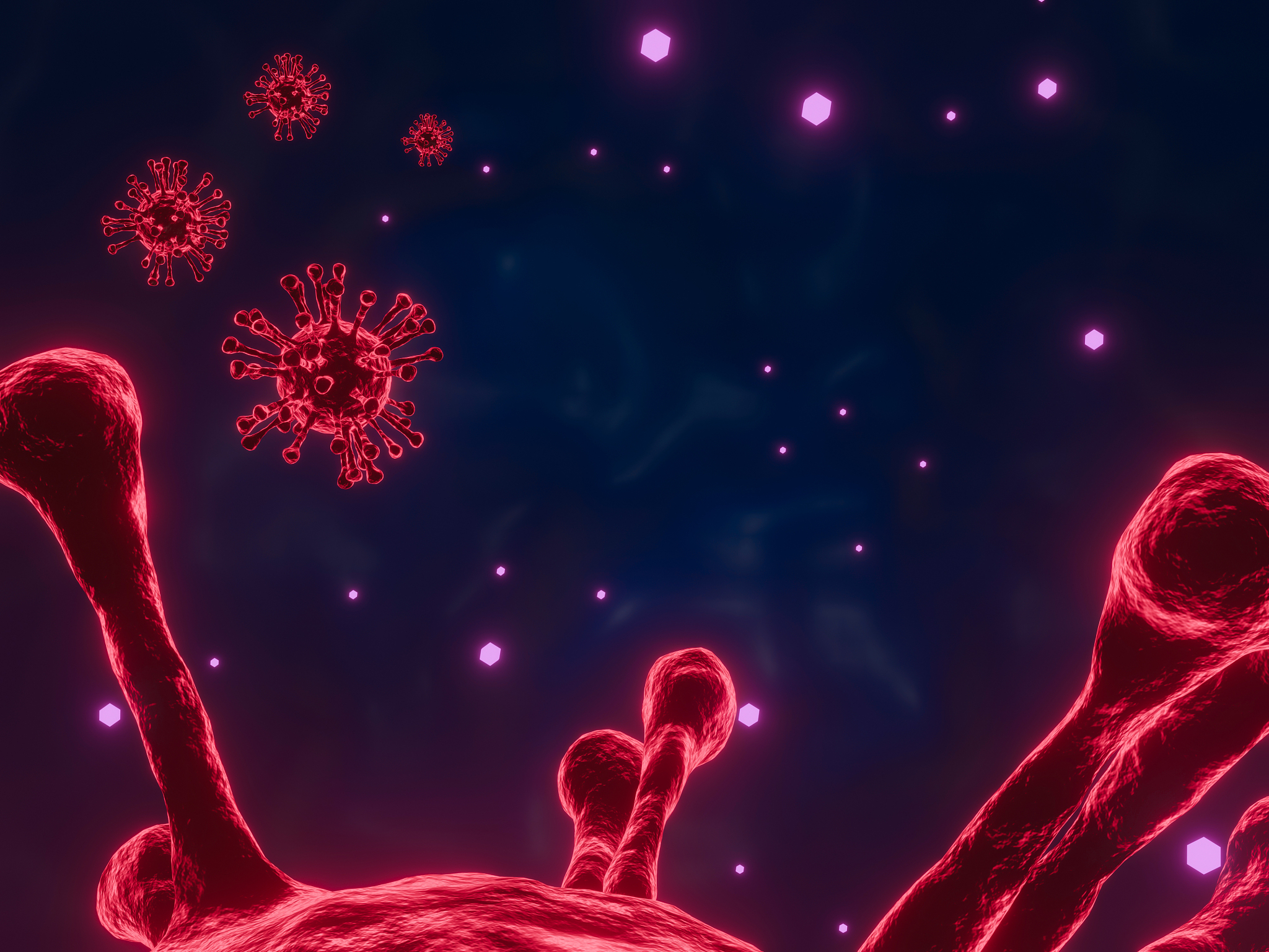 covid 2019-ncov or coronavirus concept symbol, 3d rendering grap