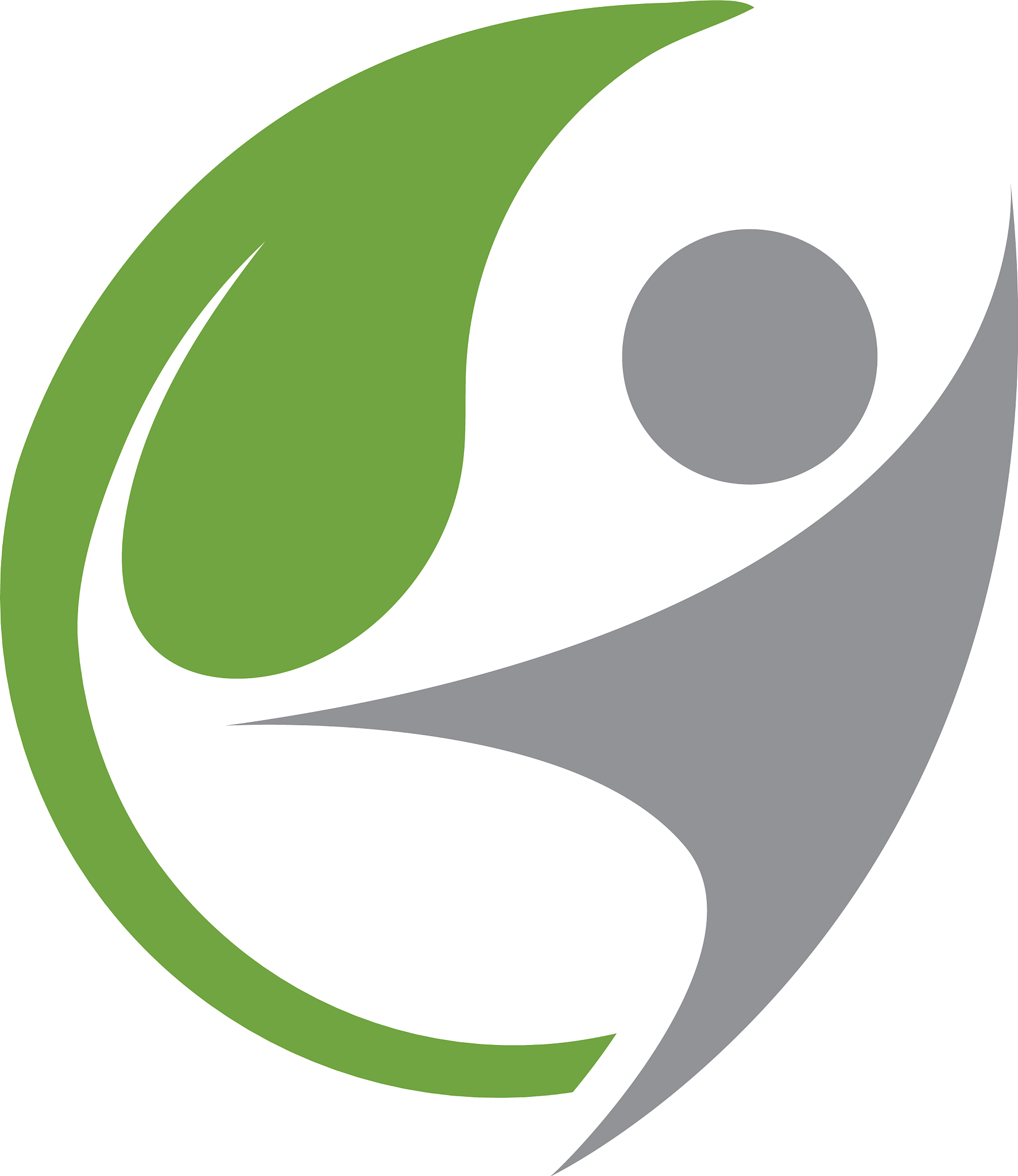 human and leaf wellness logo icon design template