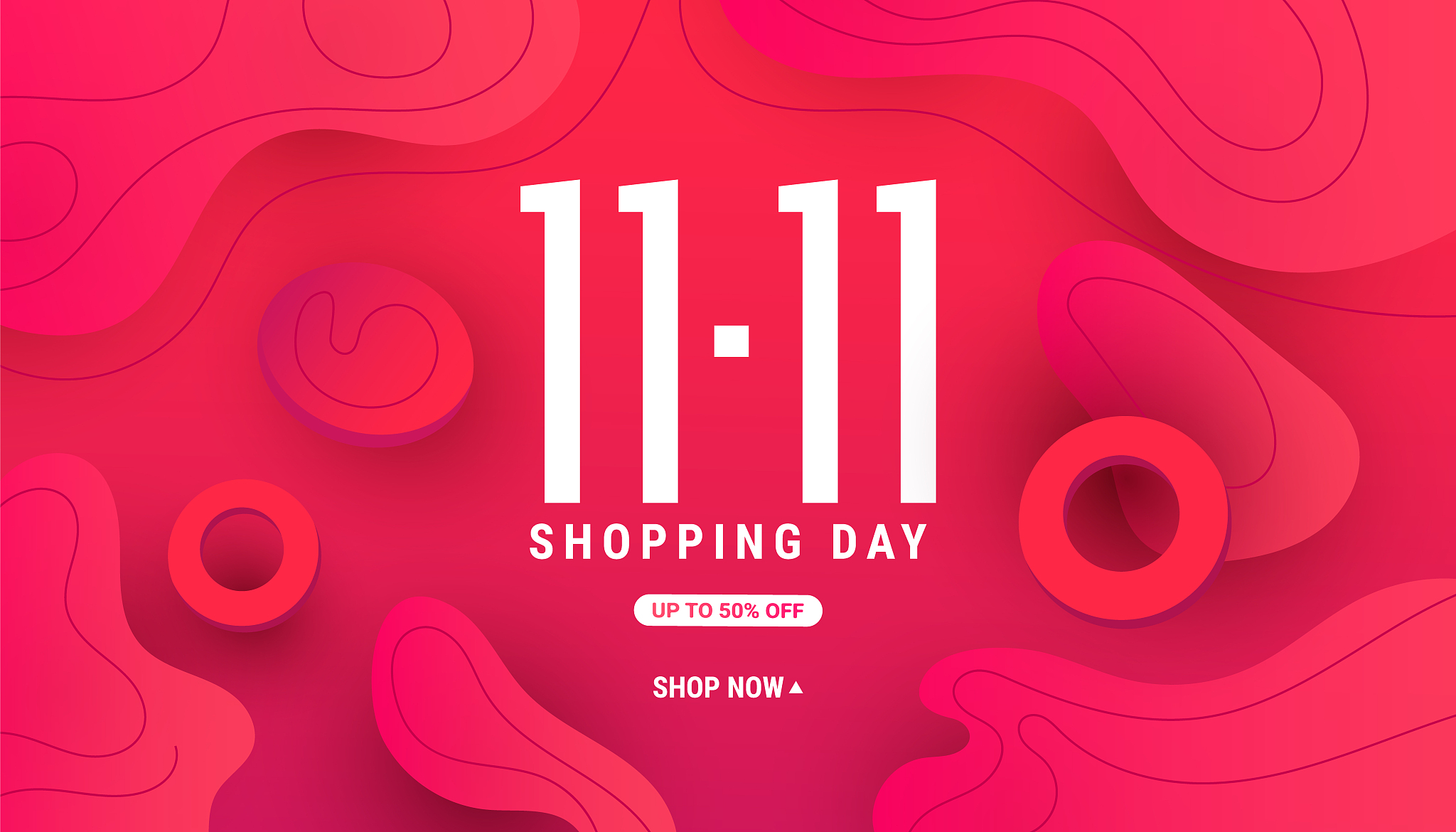 11.11 modern fluid liquid wave shape banner with gradient shape 