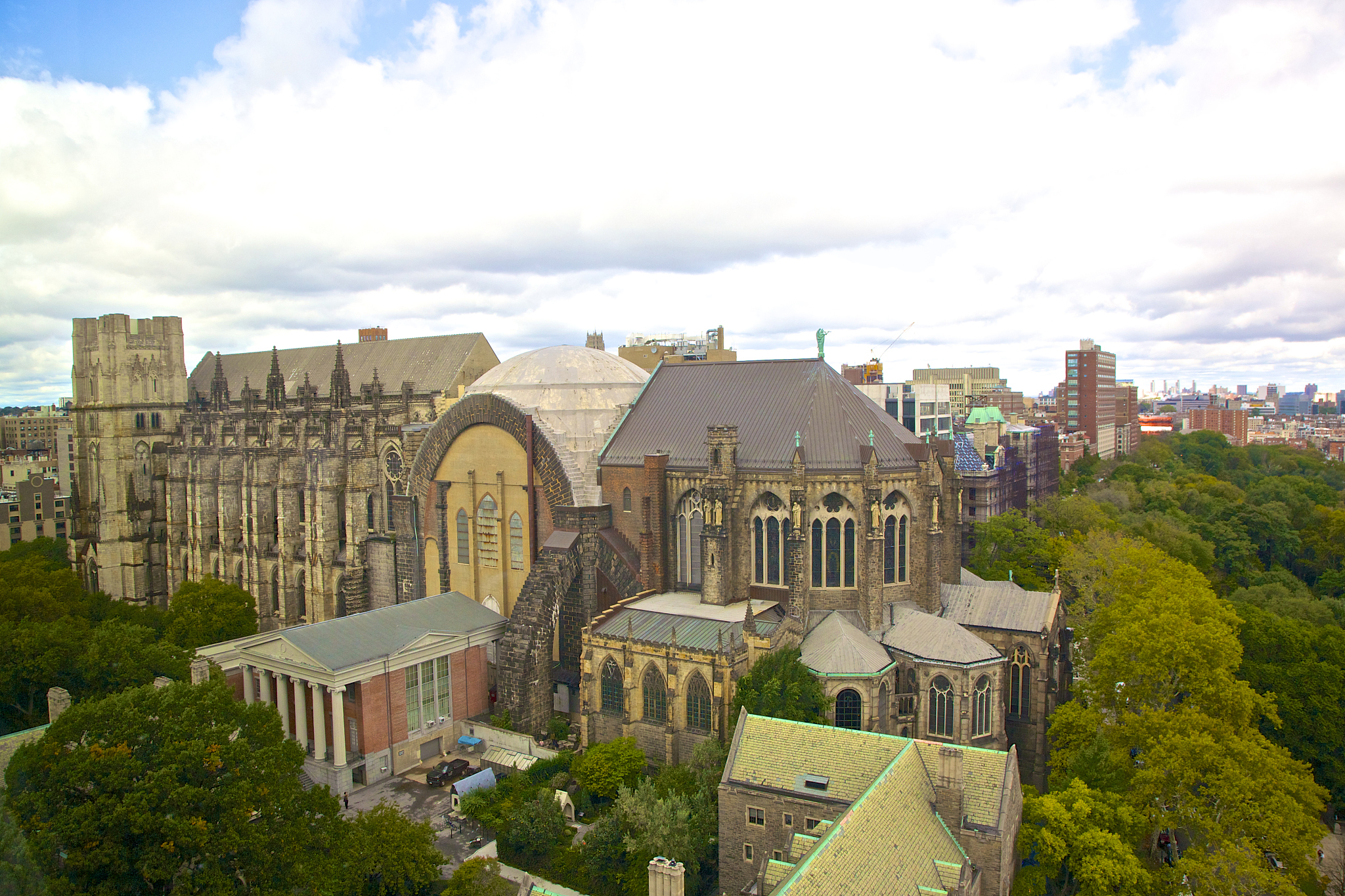 episcopal cathedral, cathedral of st. john the devine, in nyc