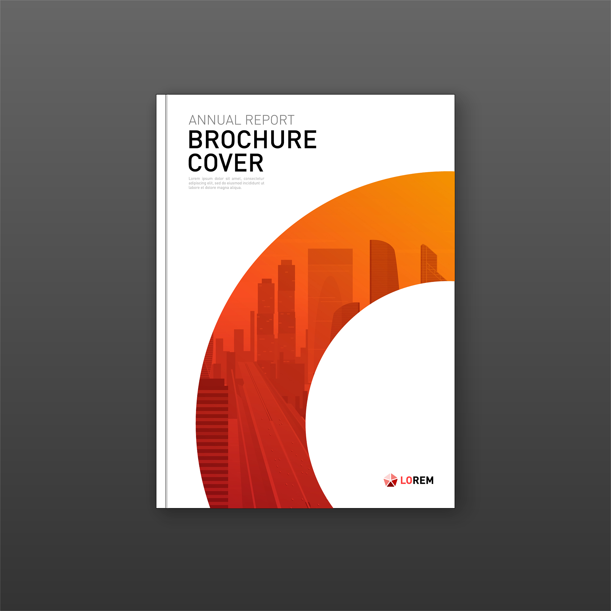 company brochure cover design layout