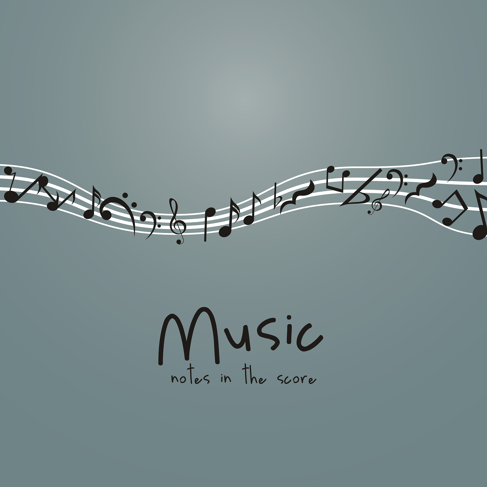 isolated music note design