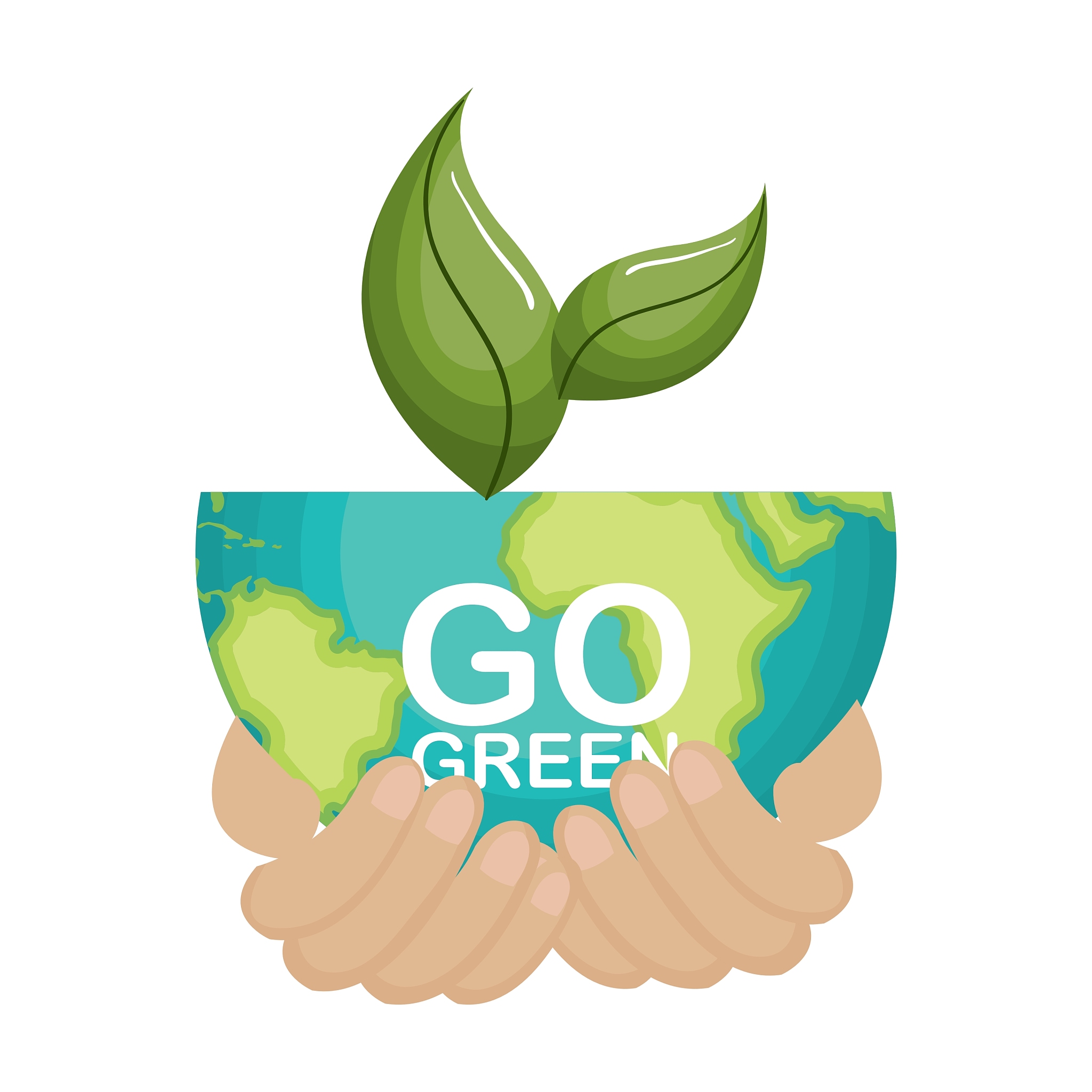go green ecology poster