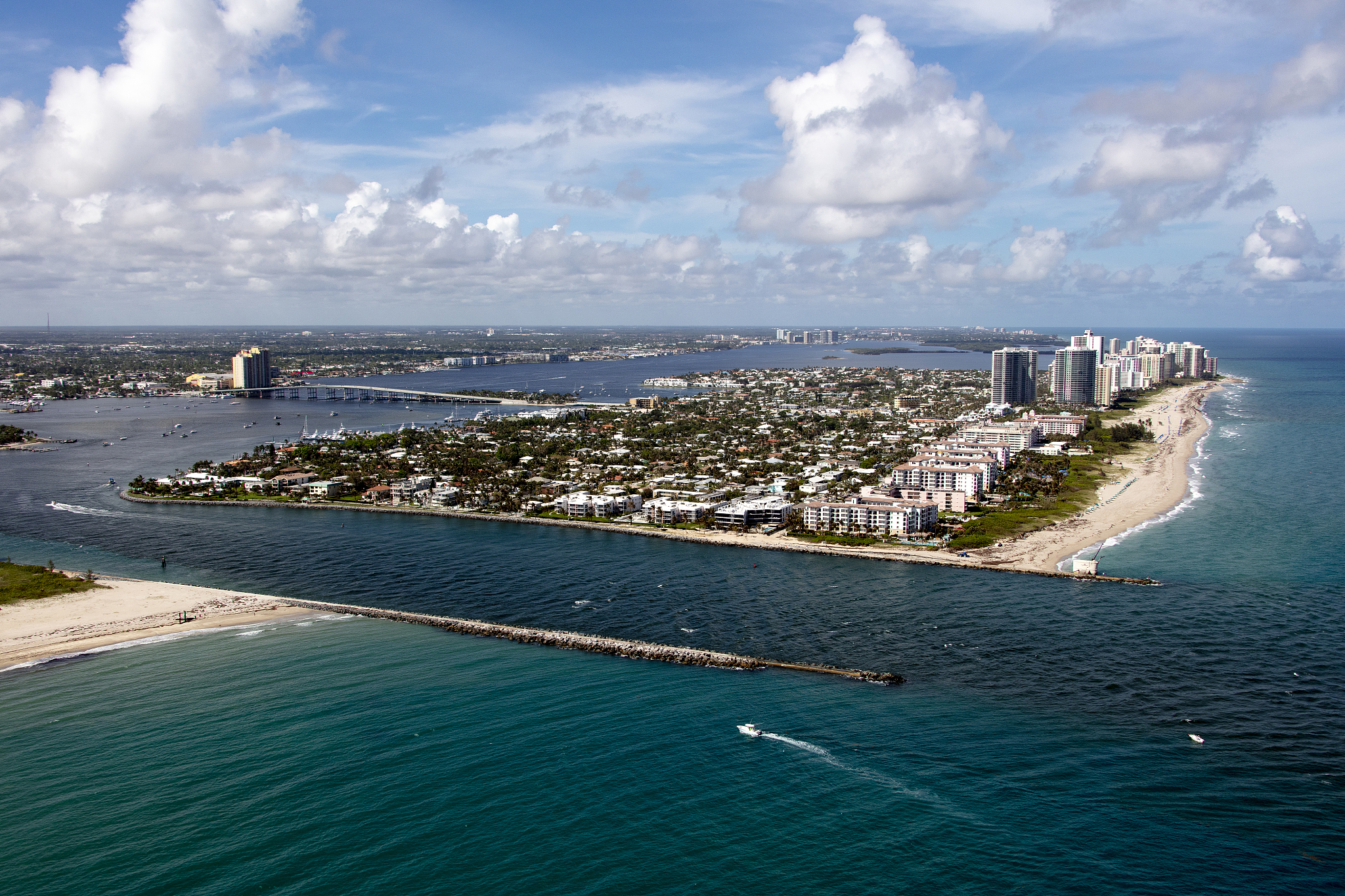 aerial palm beach inlet