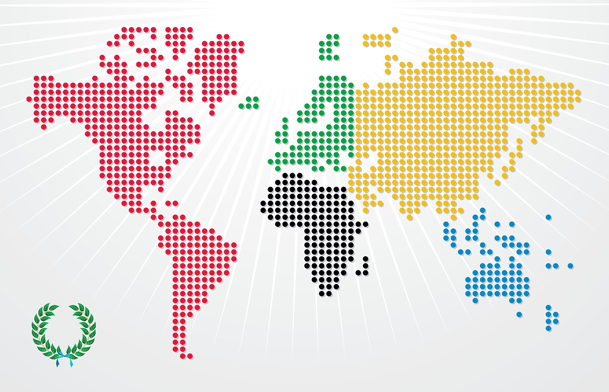 olympics games world map
