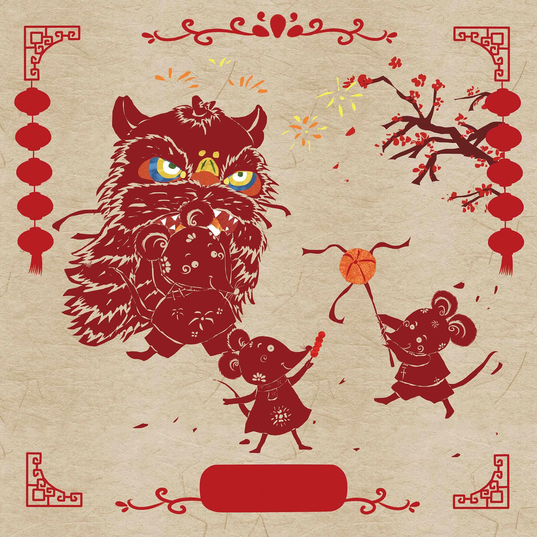 中式灵猫文创设计：灵感源于狮猫，融合传统文化元素