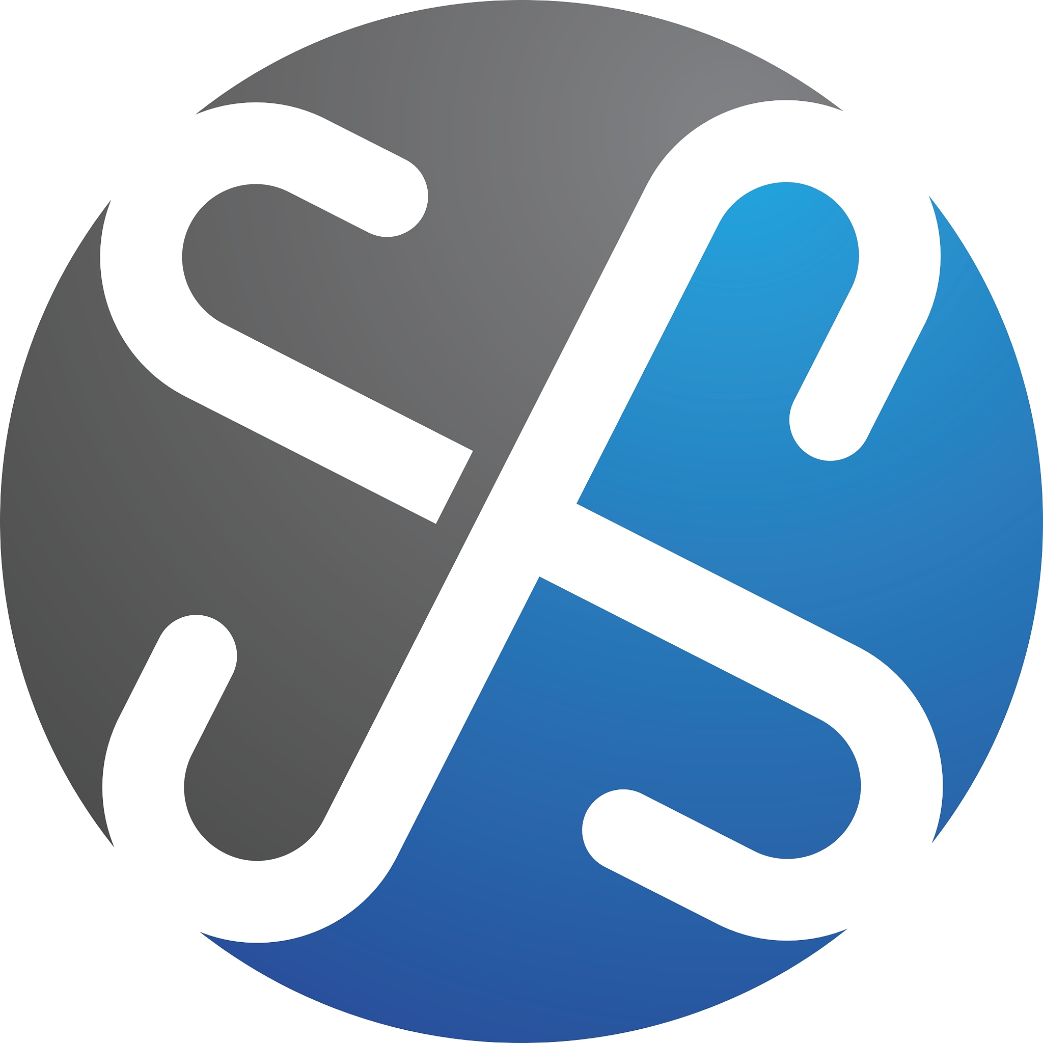 s letter logo template