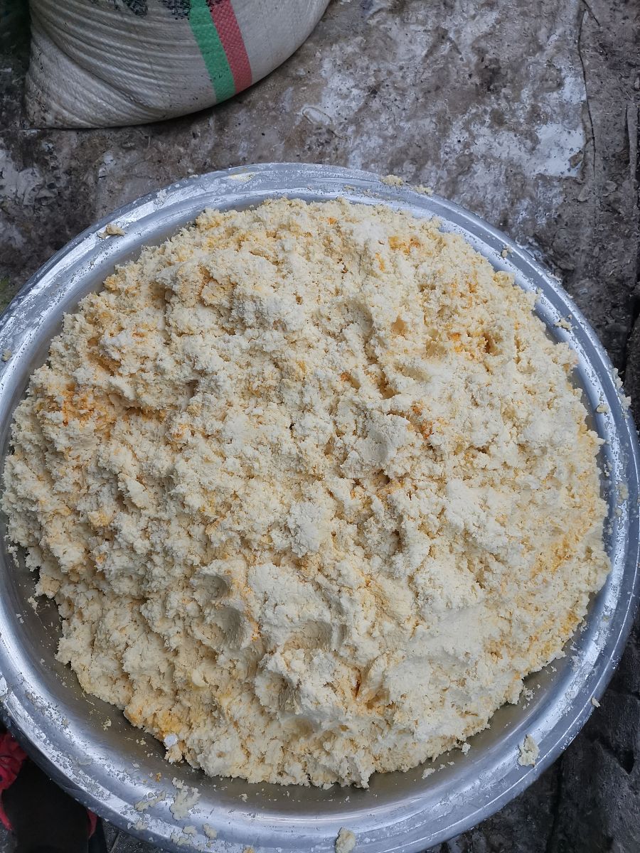红薯淀粉做豌豆渣：技巧和配方