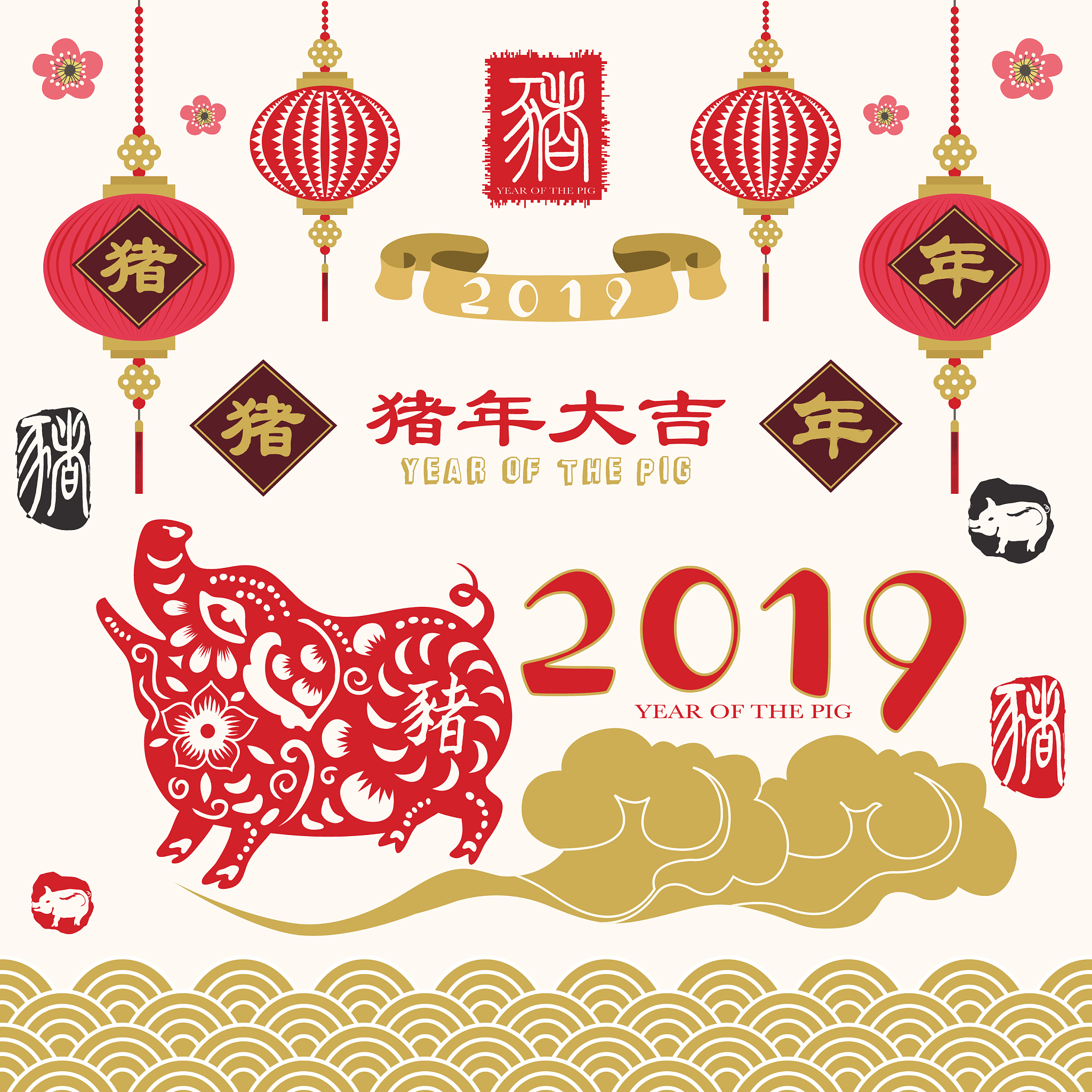 2022年2月12日：中国农历新年（猪年）正式开始