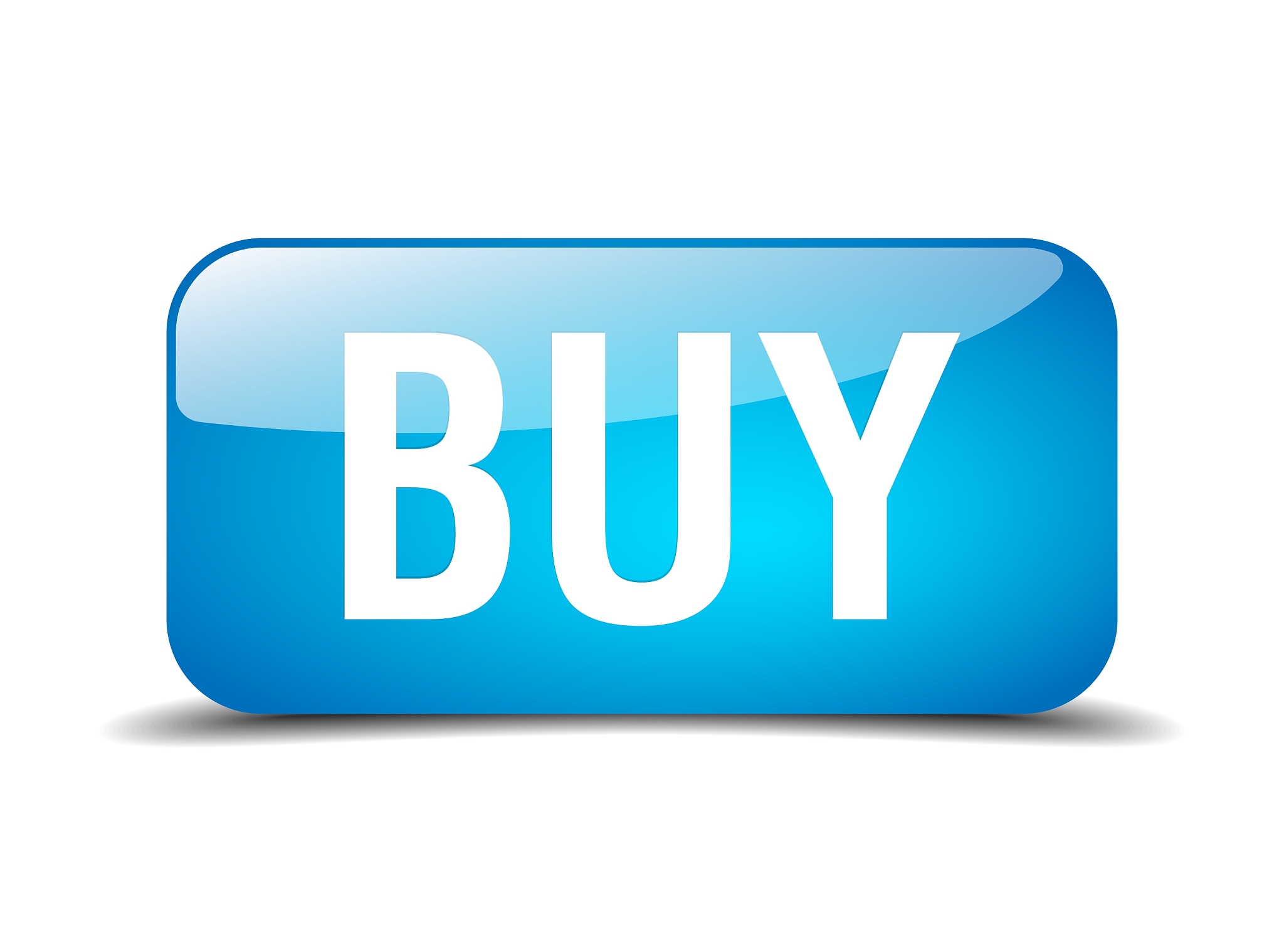 buy blue square 3d realistic isolated web button