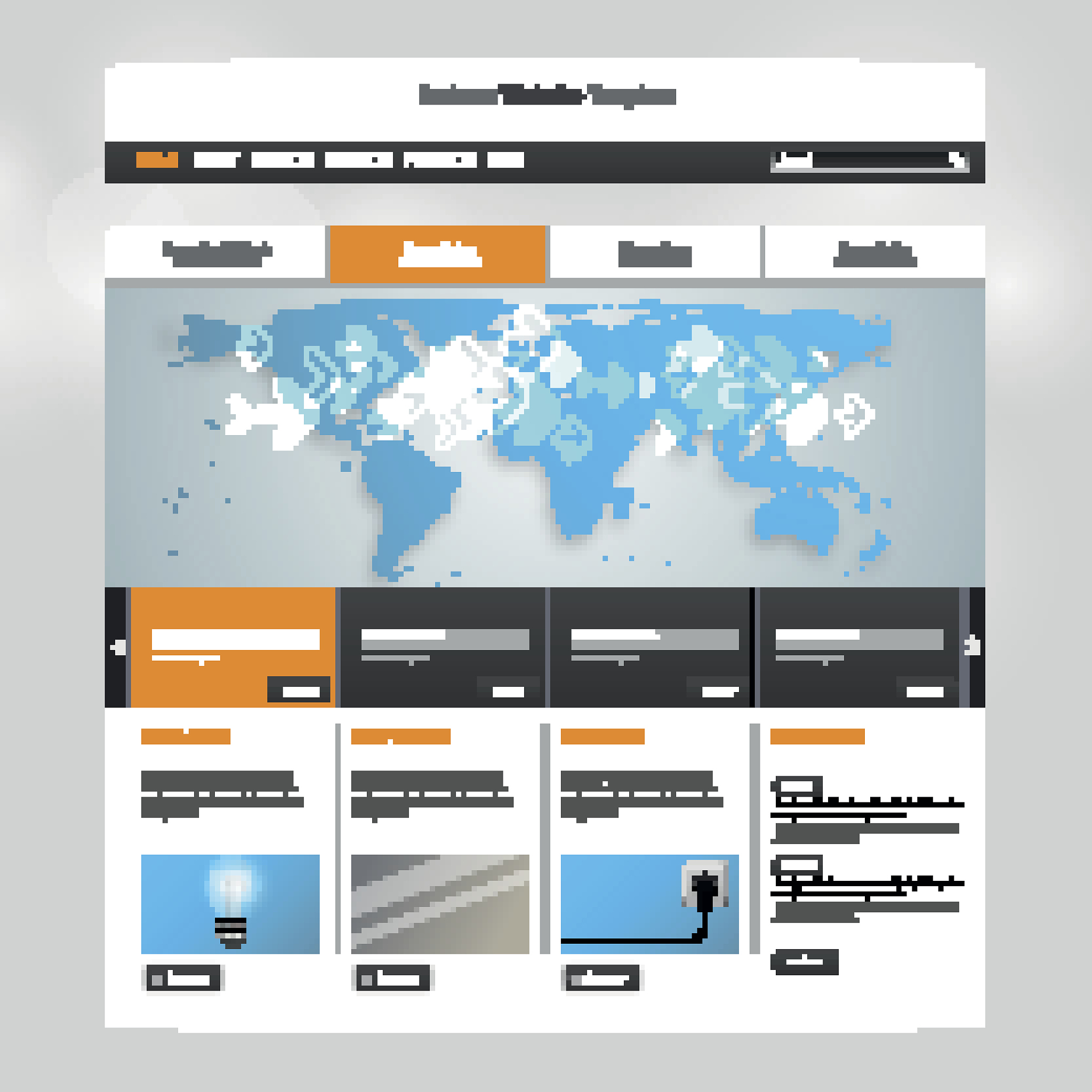 business website template design