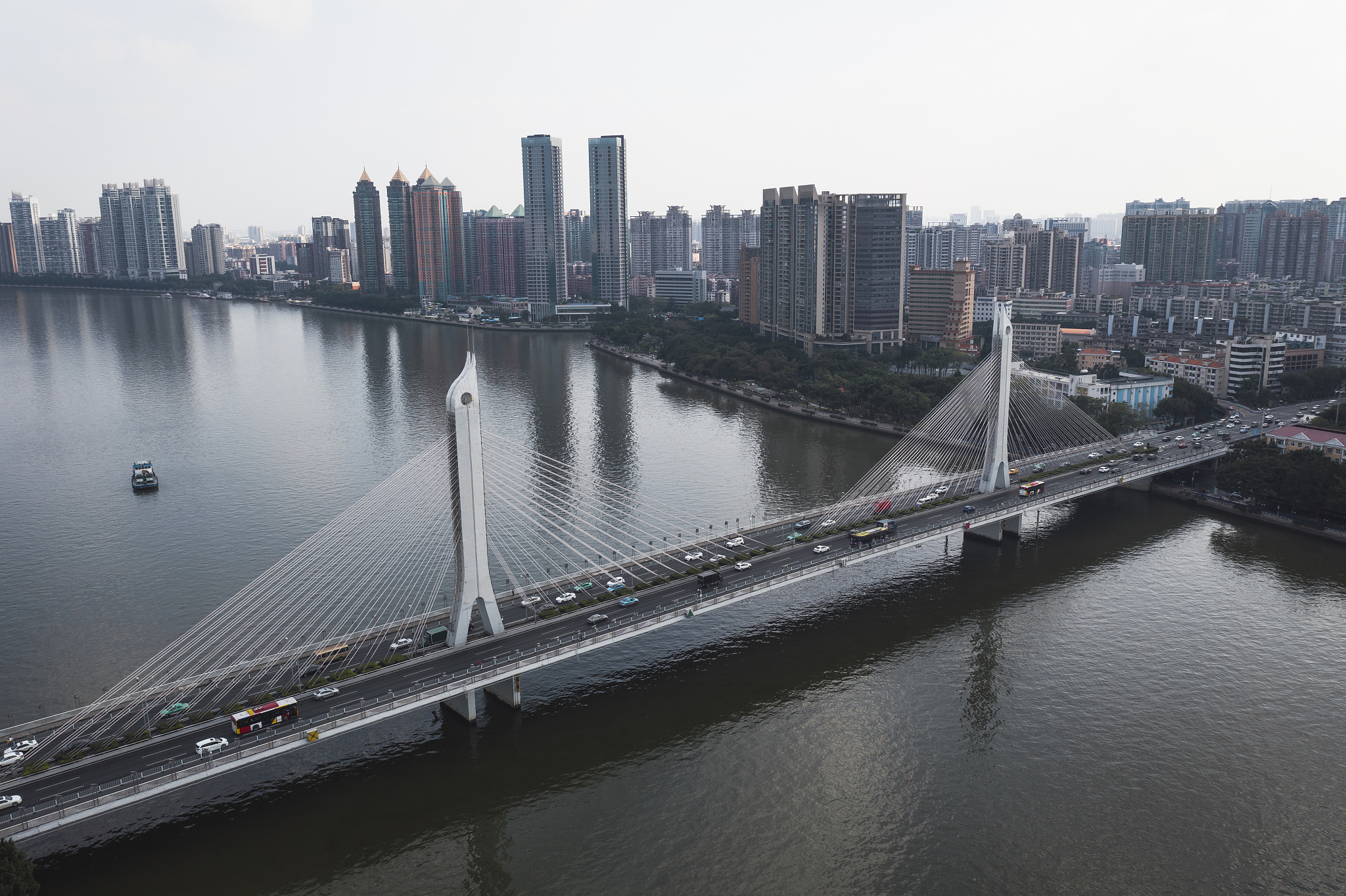 cityscape of the guangzhou china