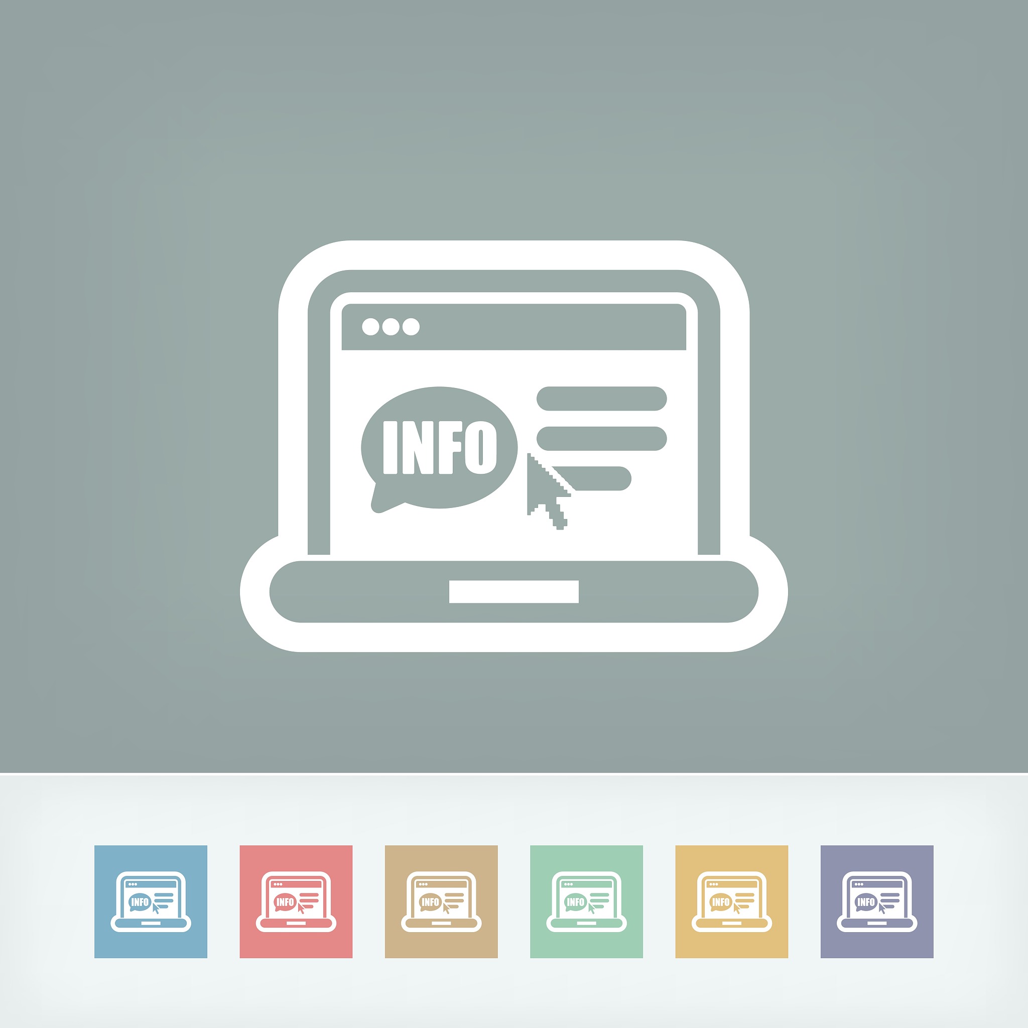 website info icon