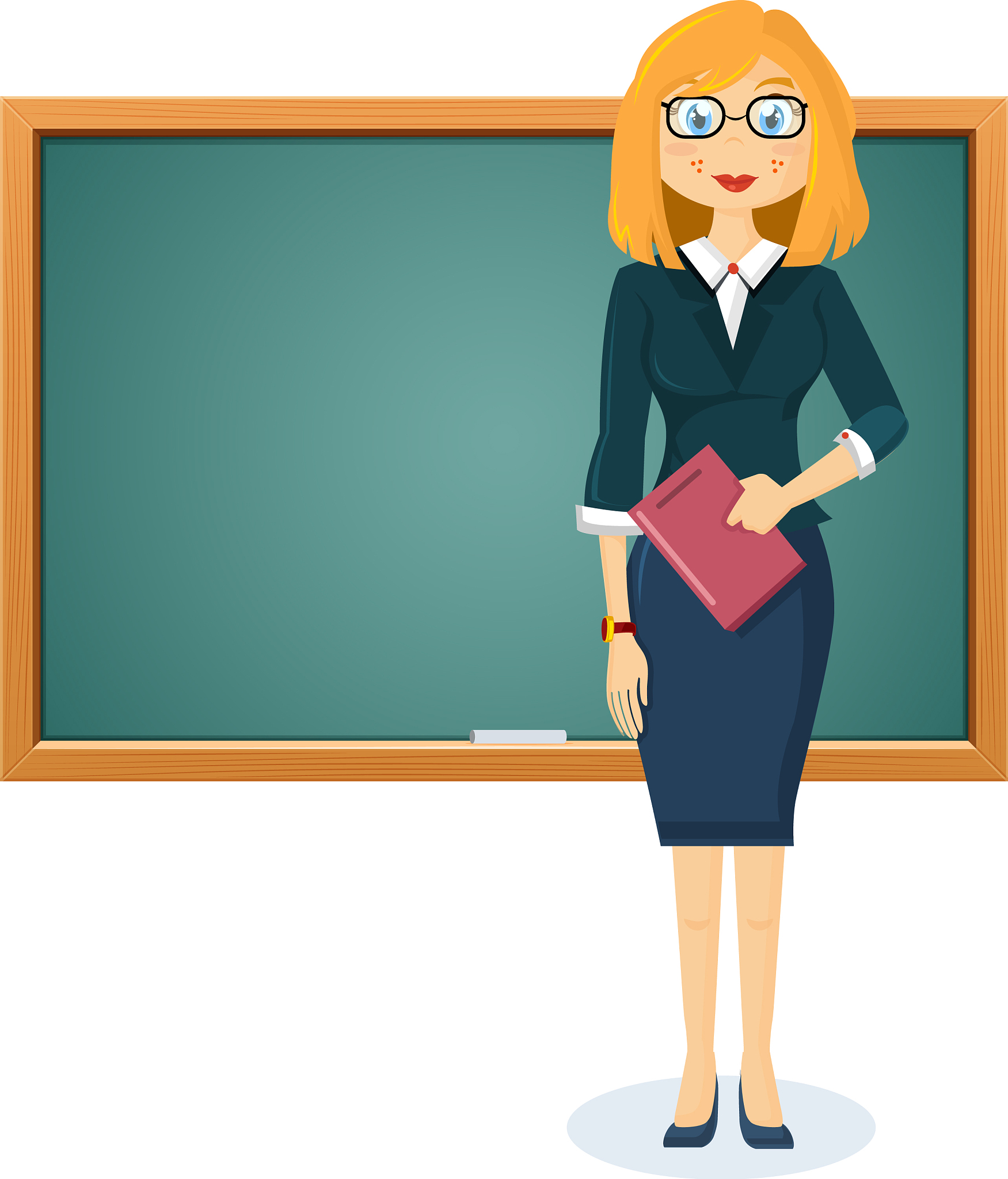 beautiful girl teacher businesswoman