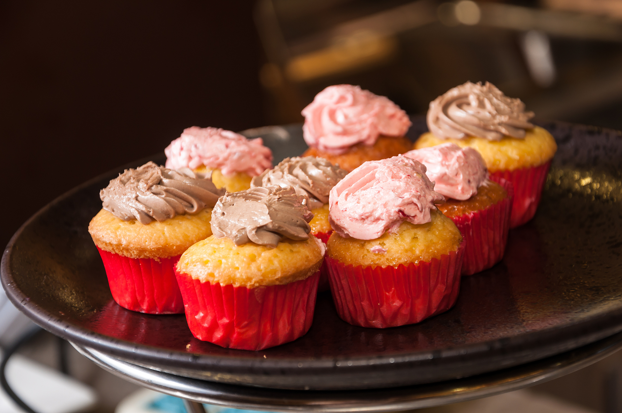 colorful cup cake