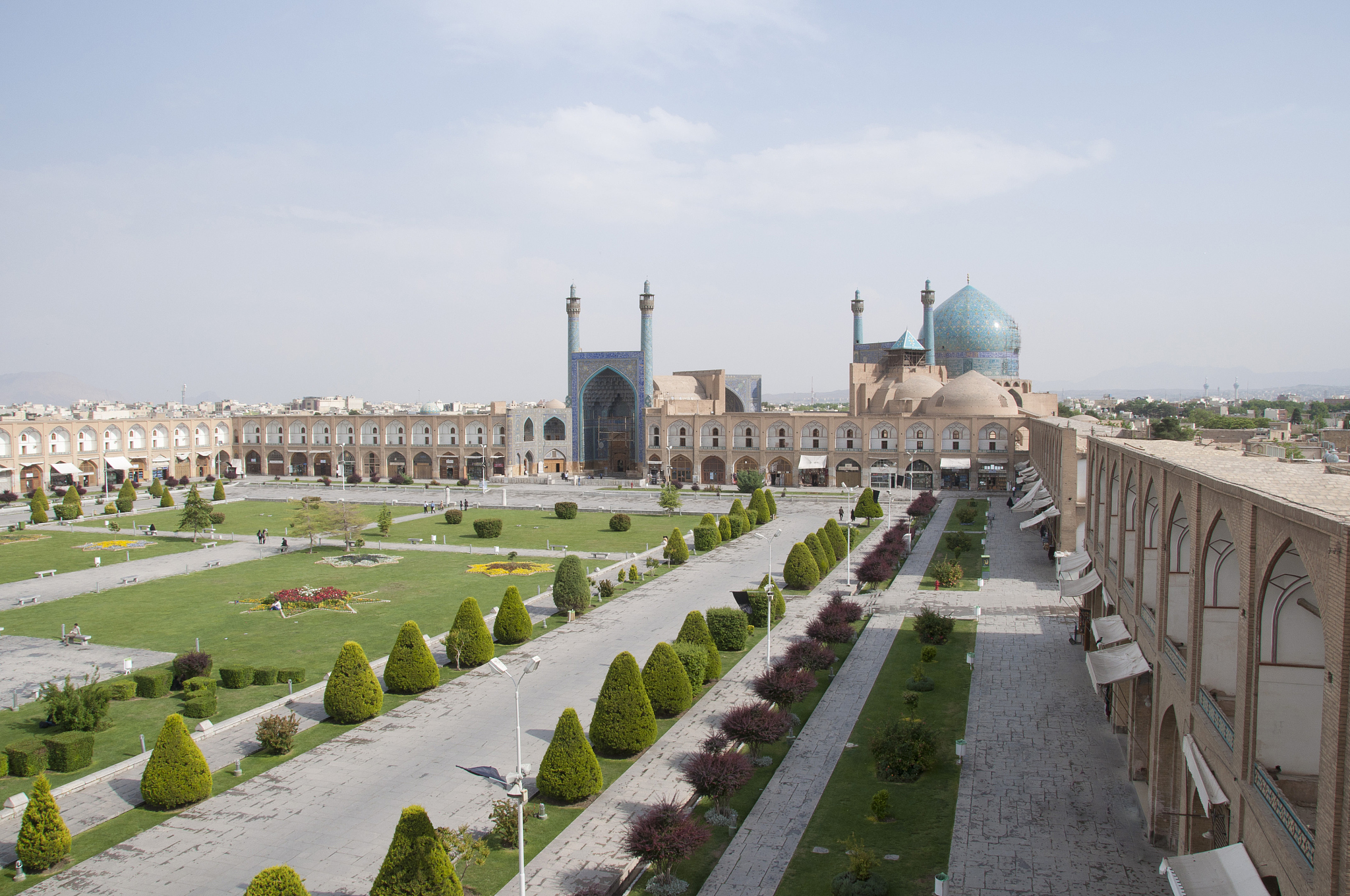 imam square in isfahan, iran