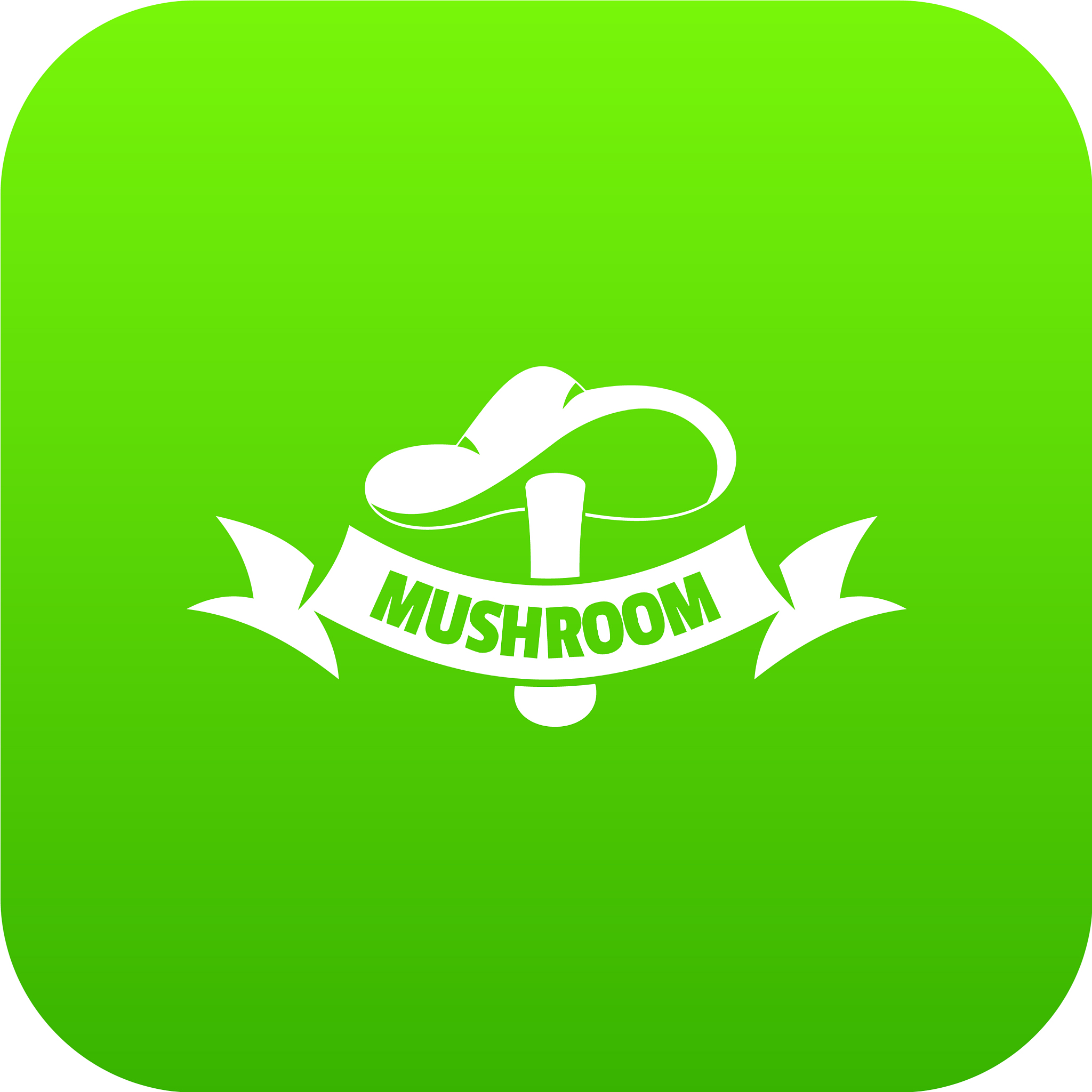 mushroom product icon green