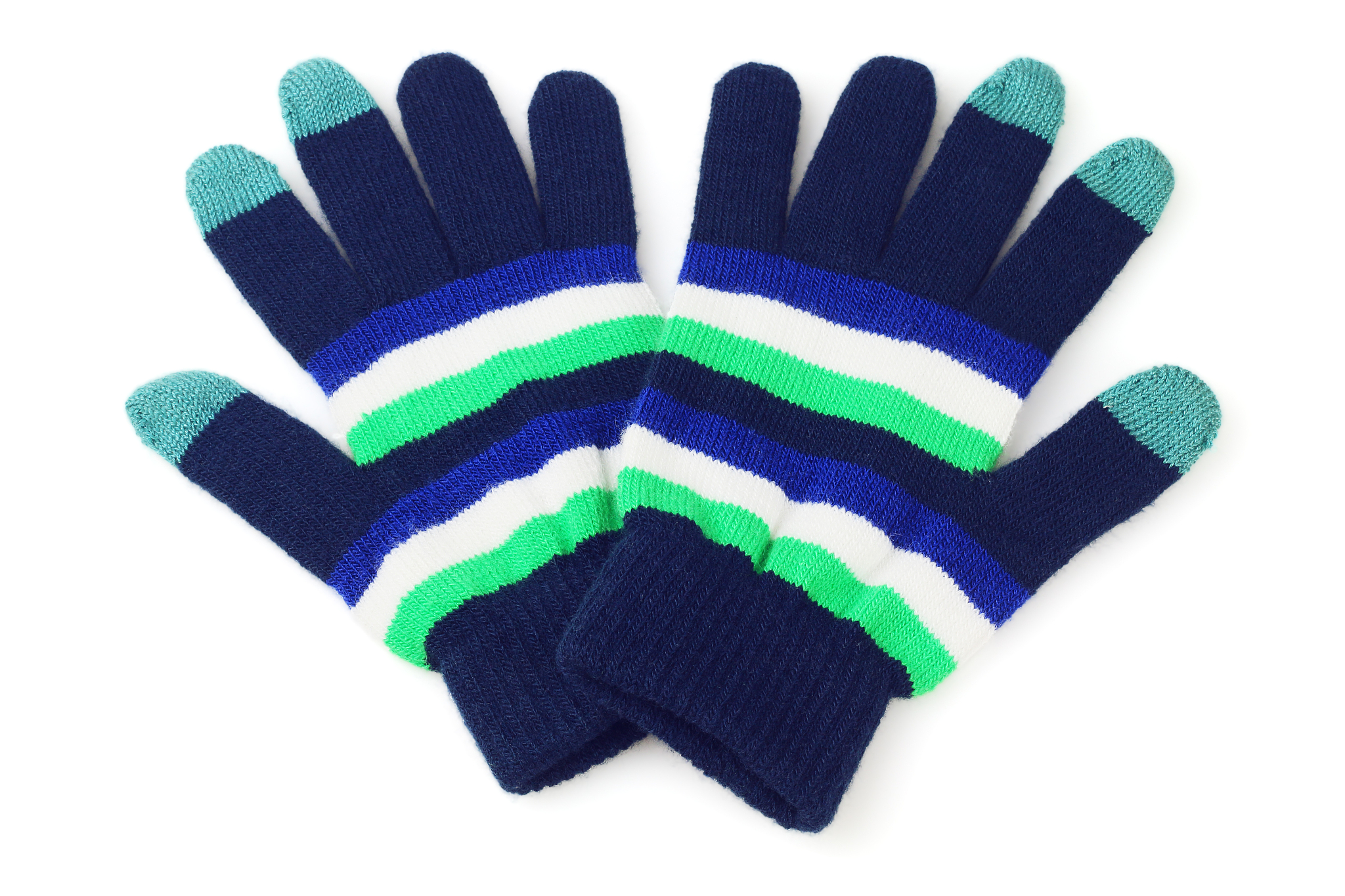 colourful woolen gloves