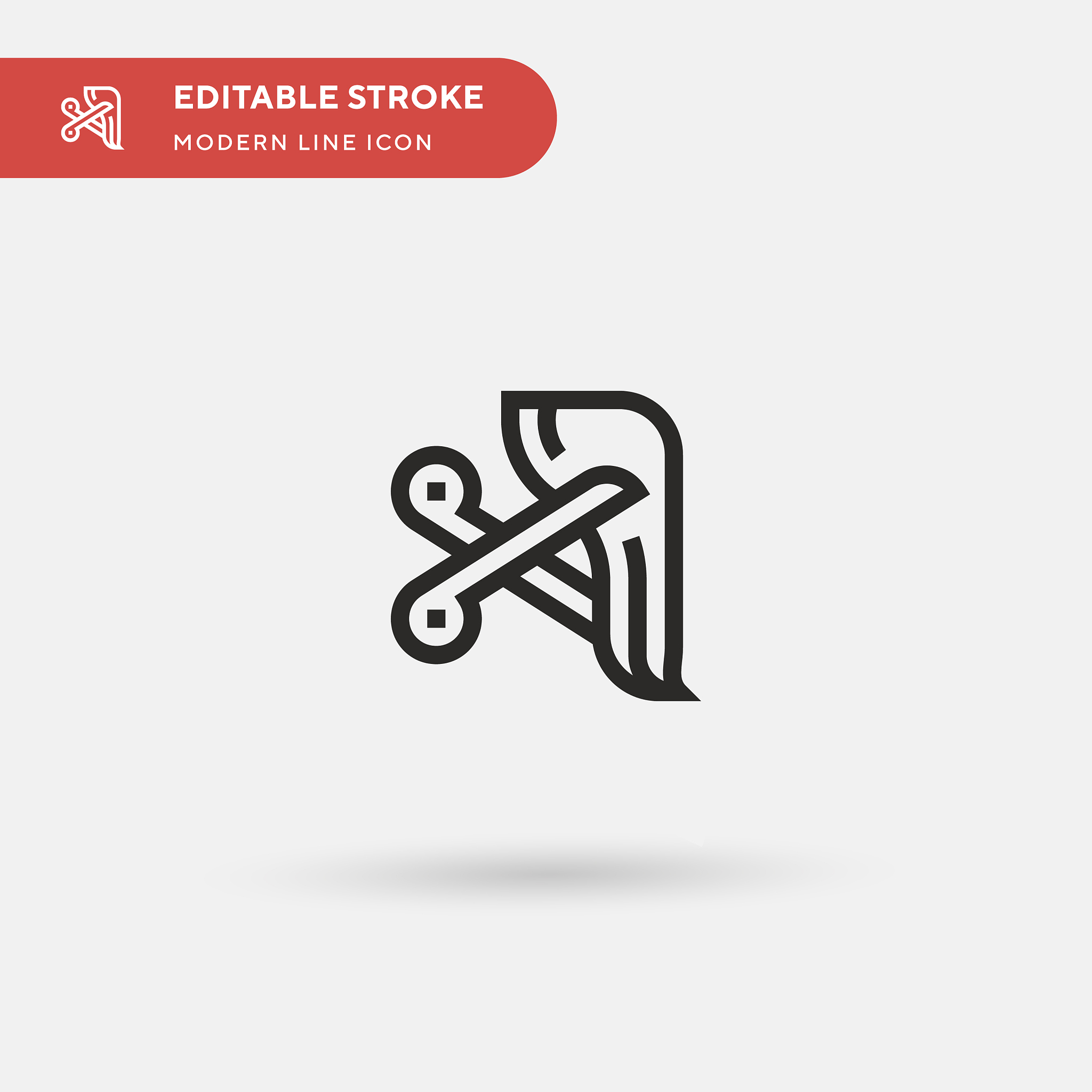 hair simple icon symbol