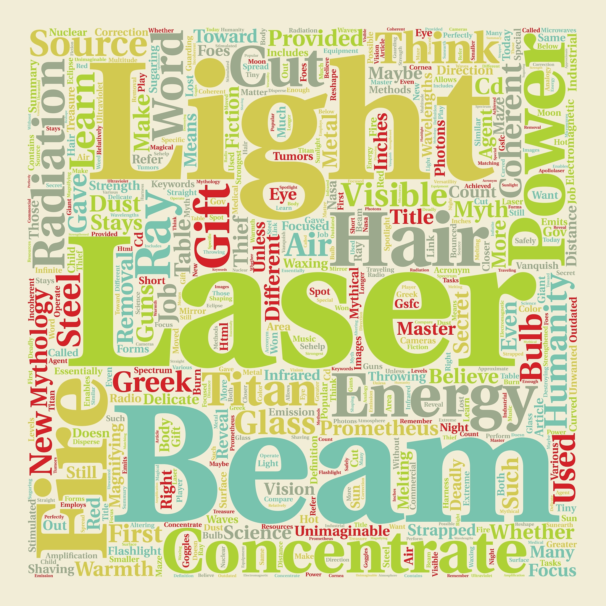 lasers the new mythical gift of fire text