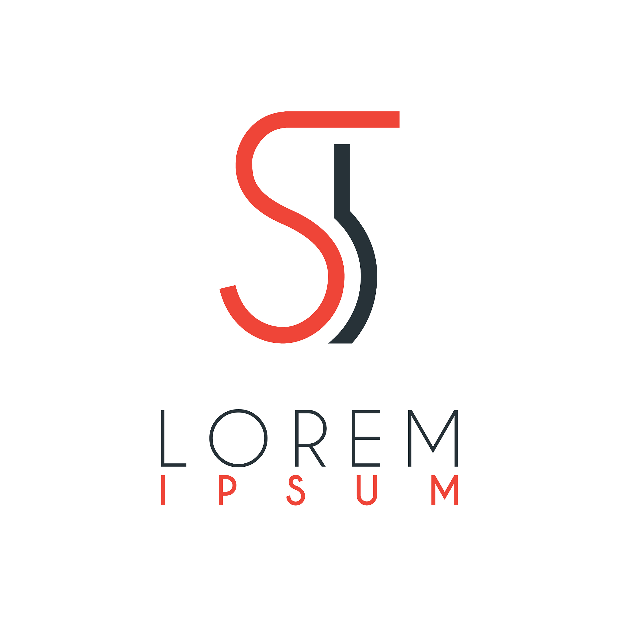 the logo between letter s and letter t or st