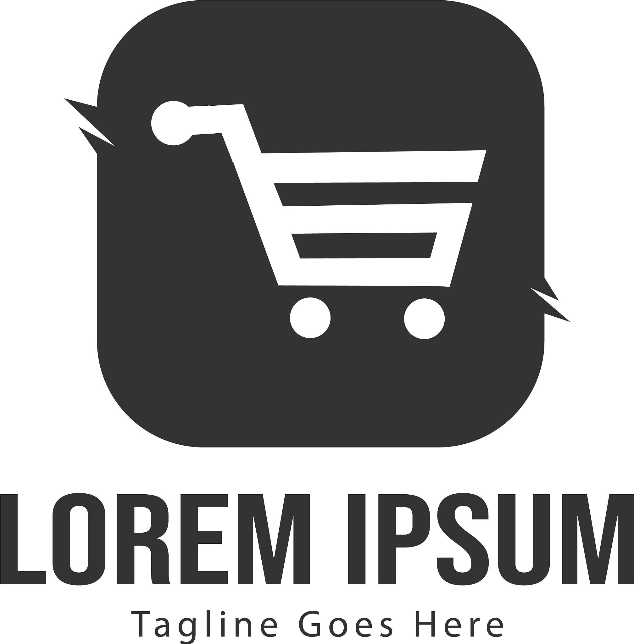 shopping logo template design shopping logo with