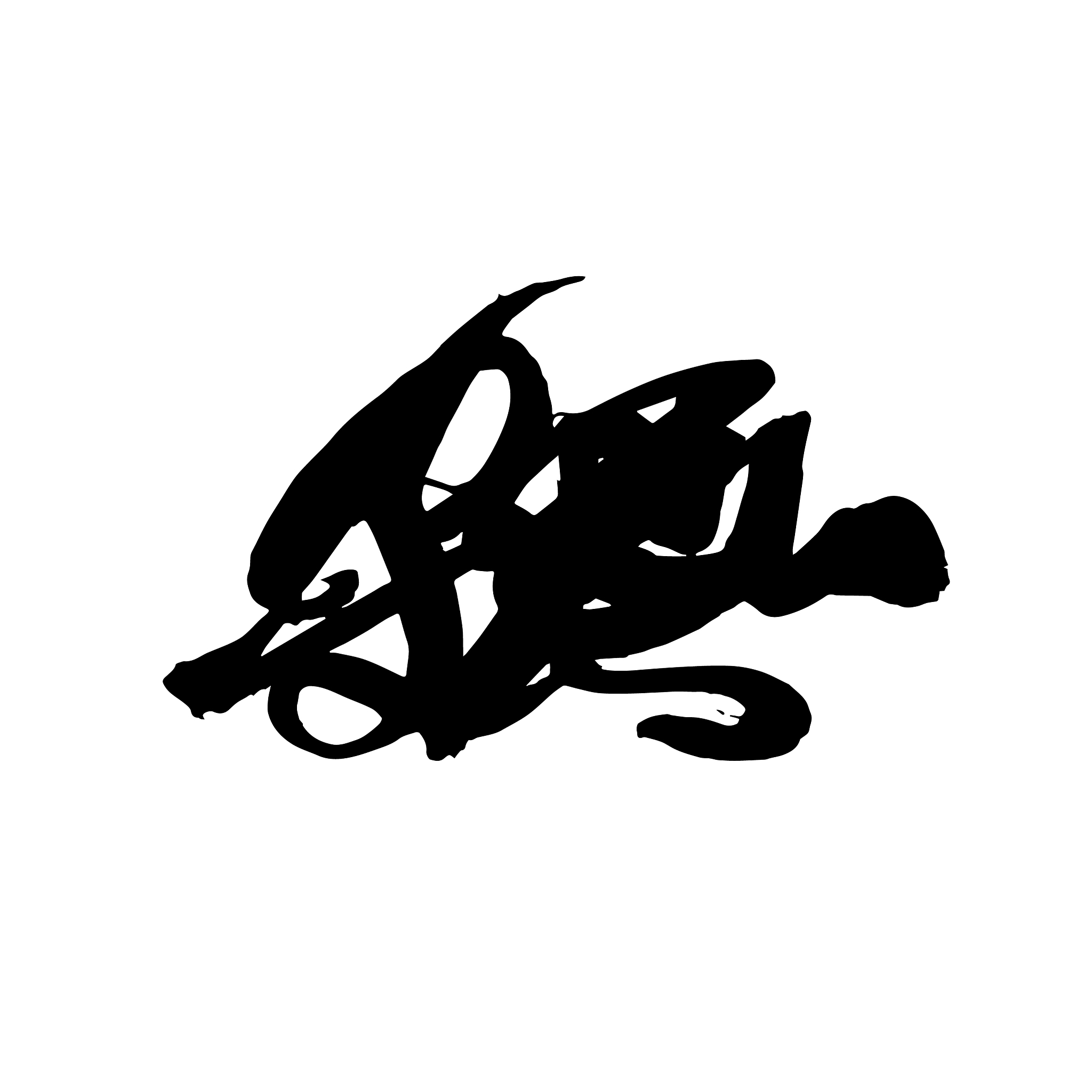 grunge ink pen stroke