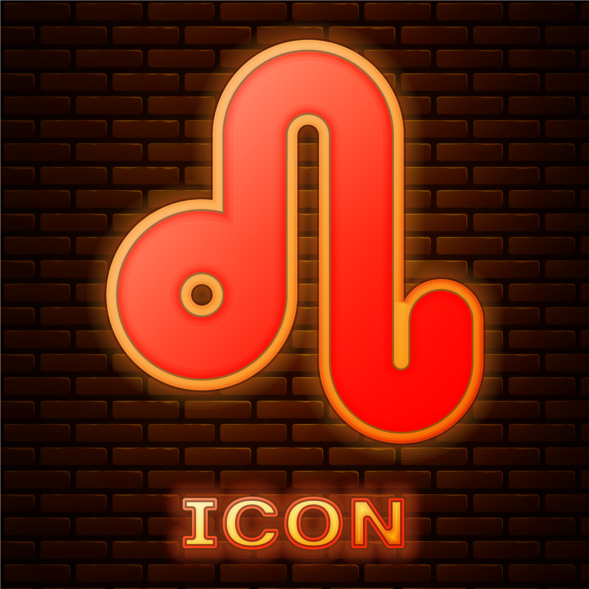glowing neon leo zodiac sign icon isolated on