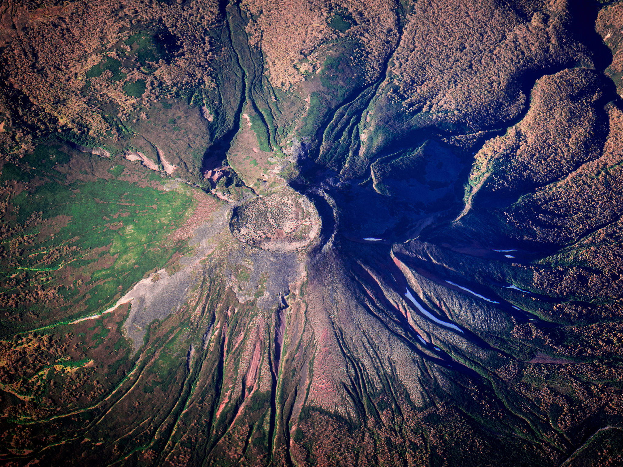 volcanic crater