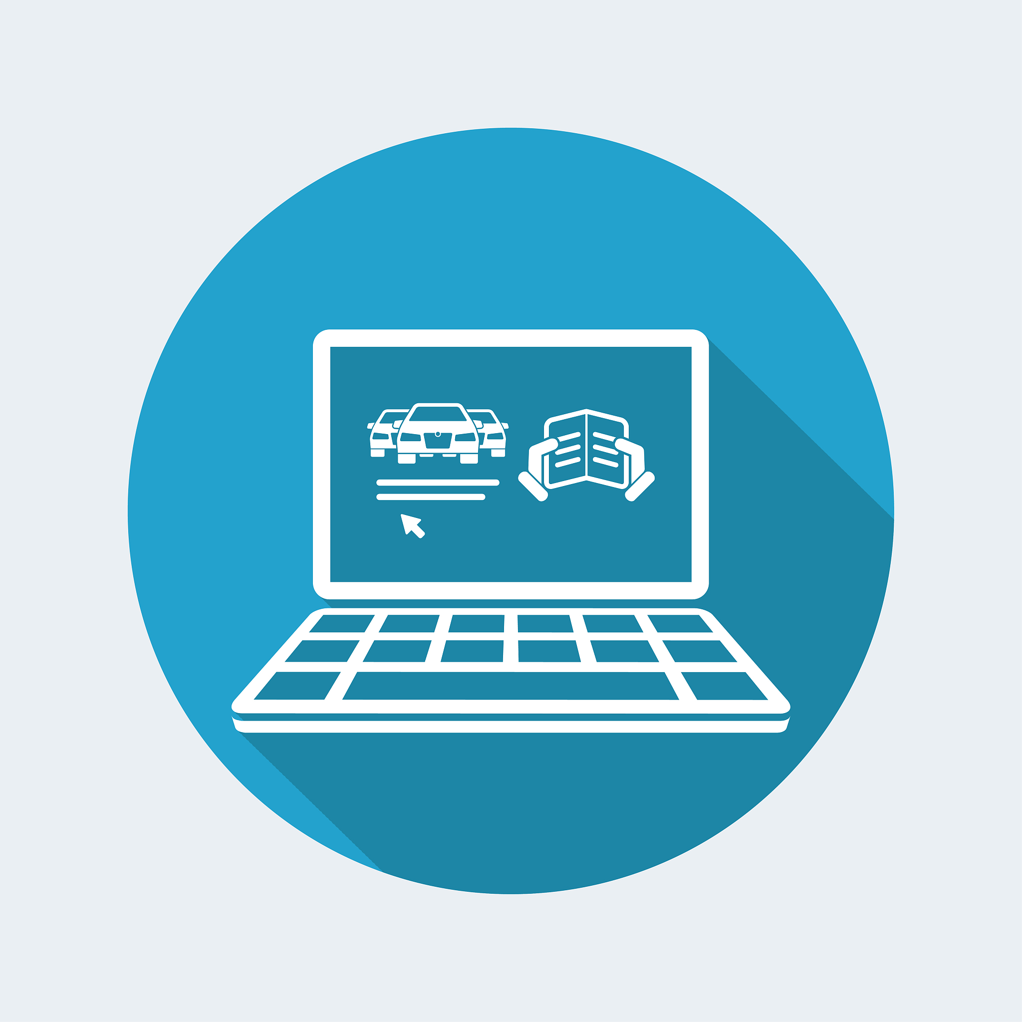 online car document on pc