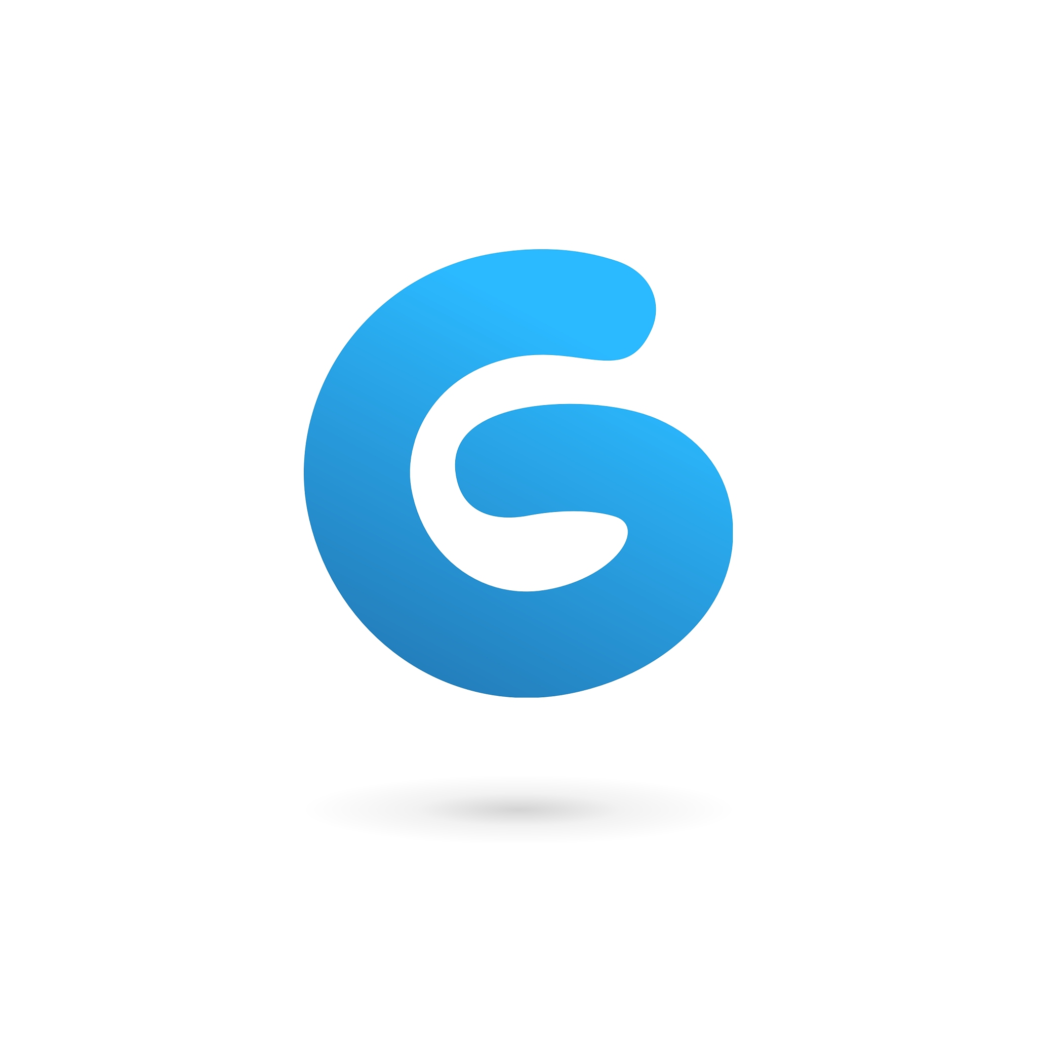letter g logo icon design template elements
