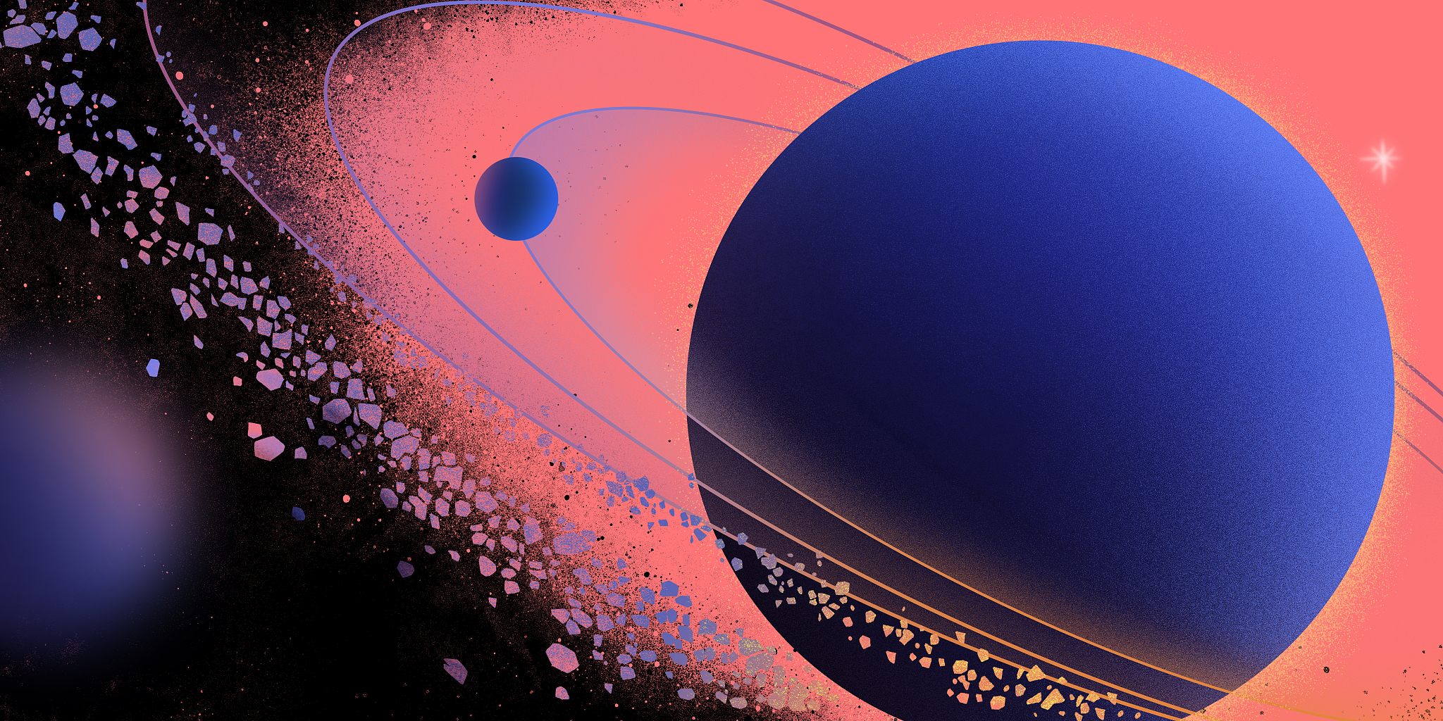 太空图案鼠标垫