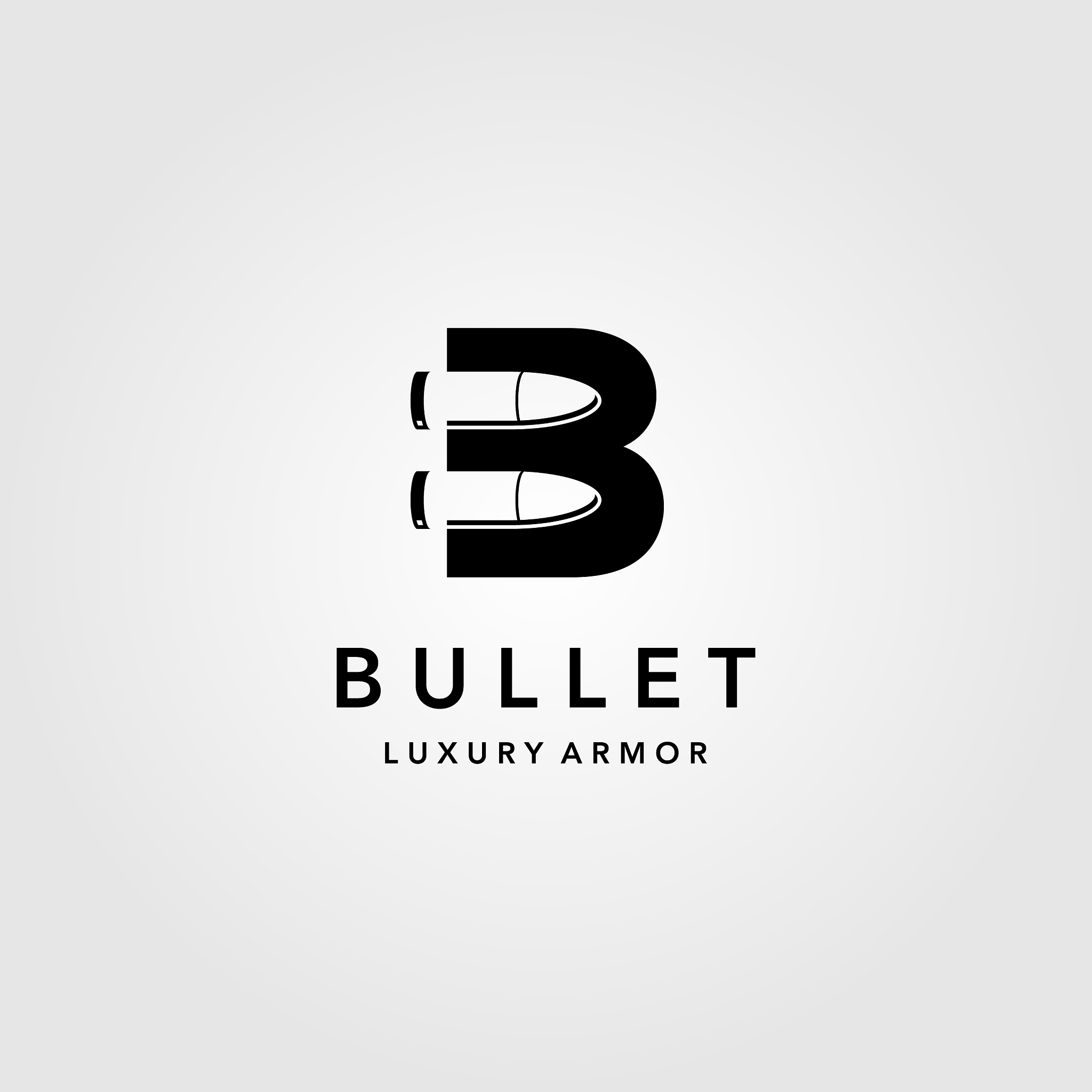 bullet logo creative letter b icon
