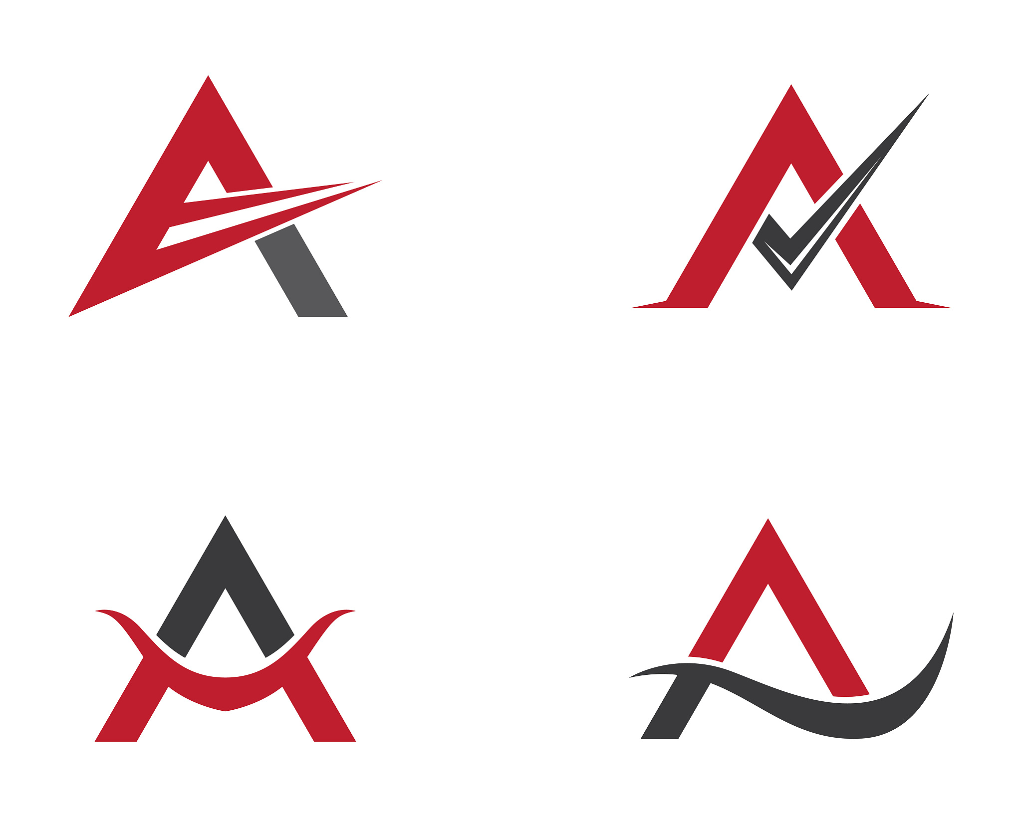 letter a symbol illustration design