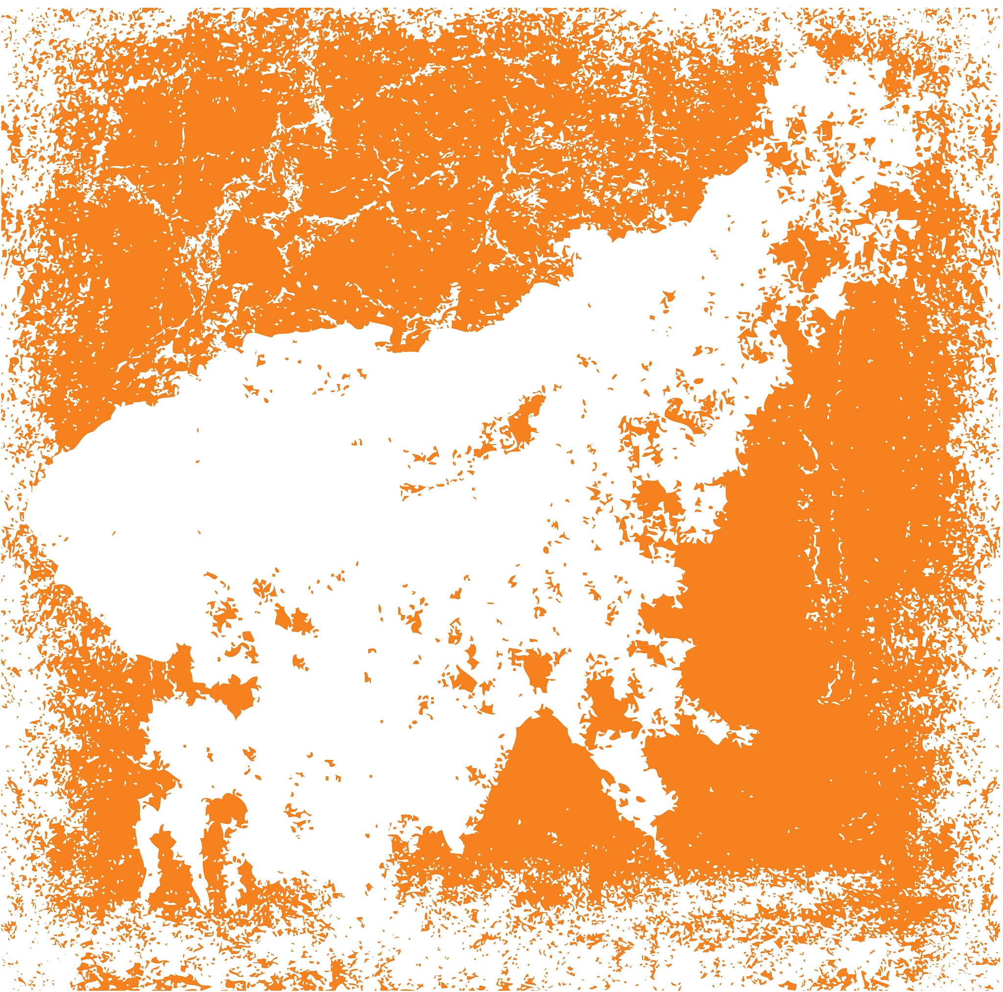 grunge brush frame vector art