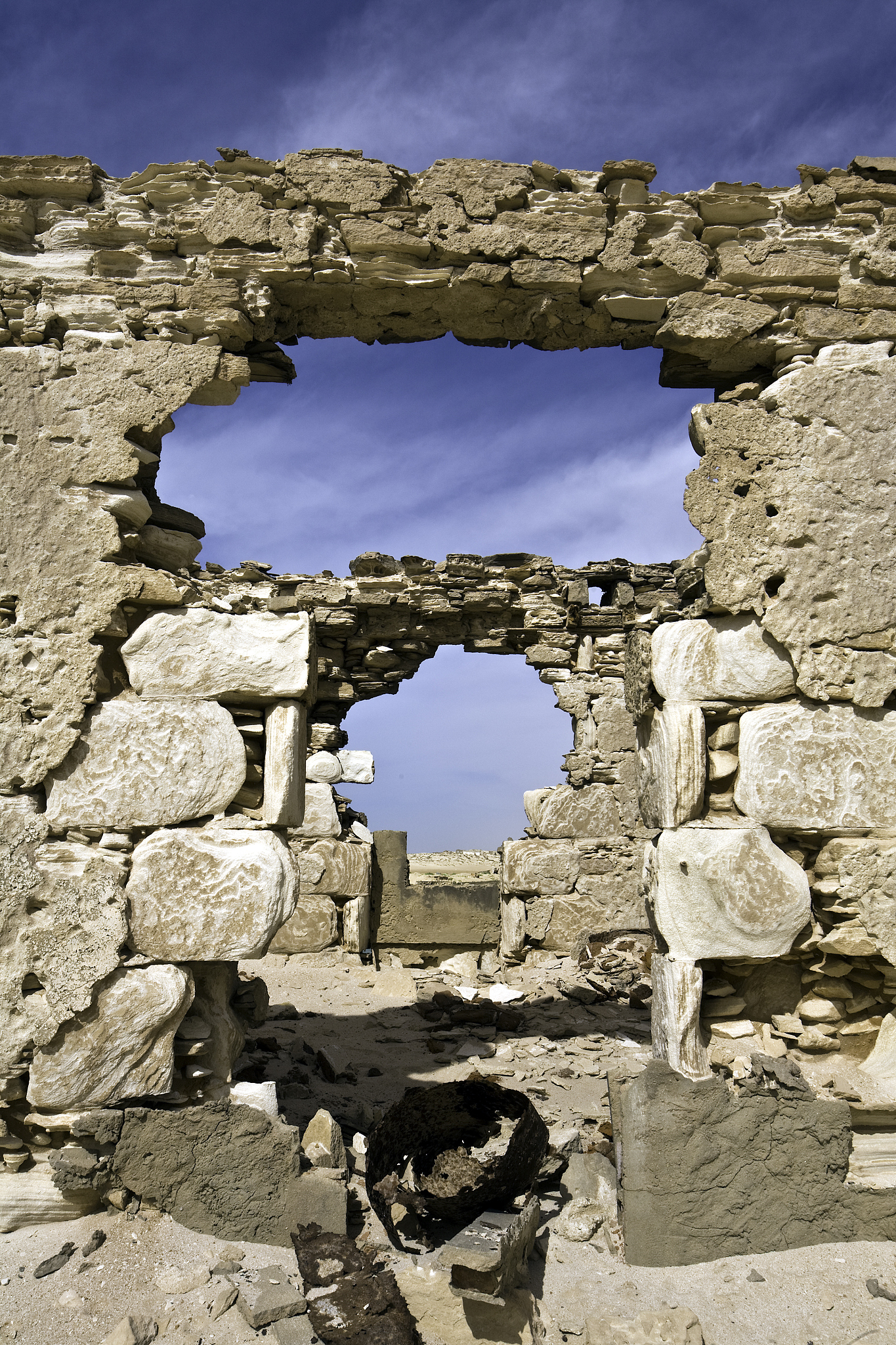 derelict buildings