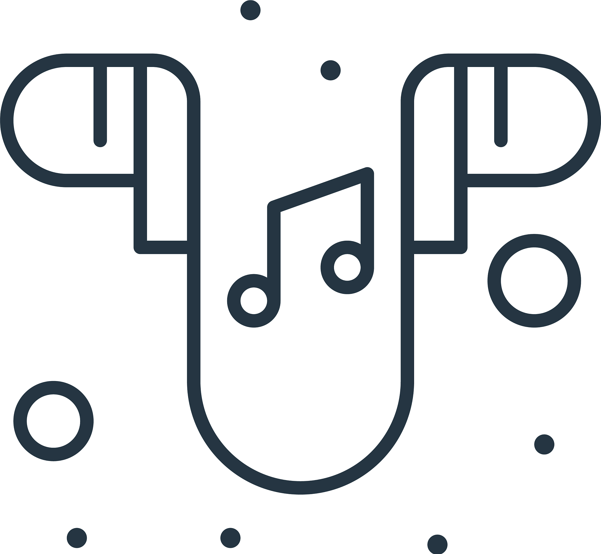 earphones icon earphones editable stroke