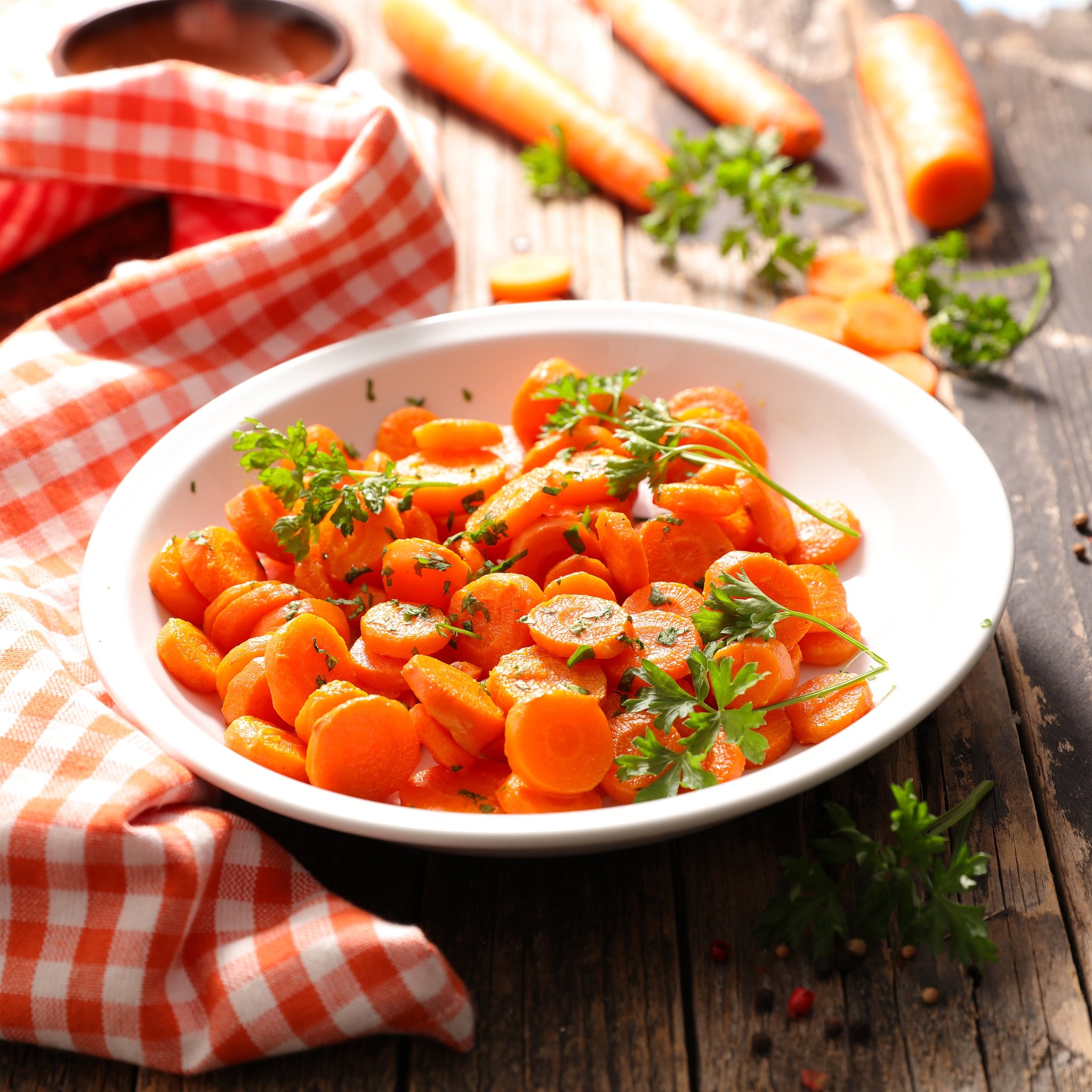 carrot with parsley