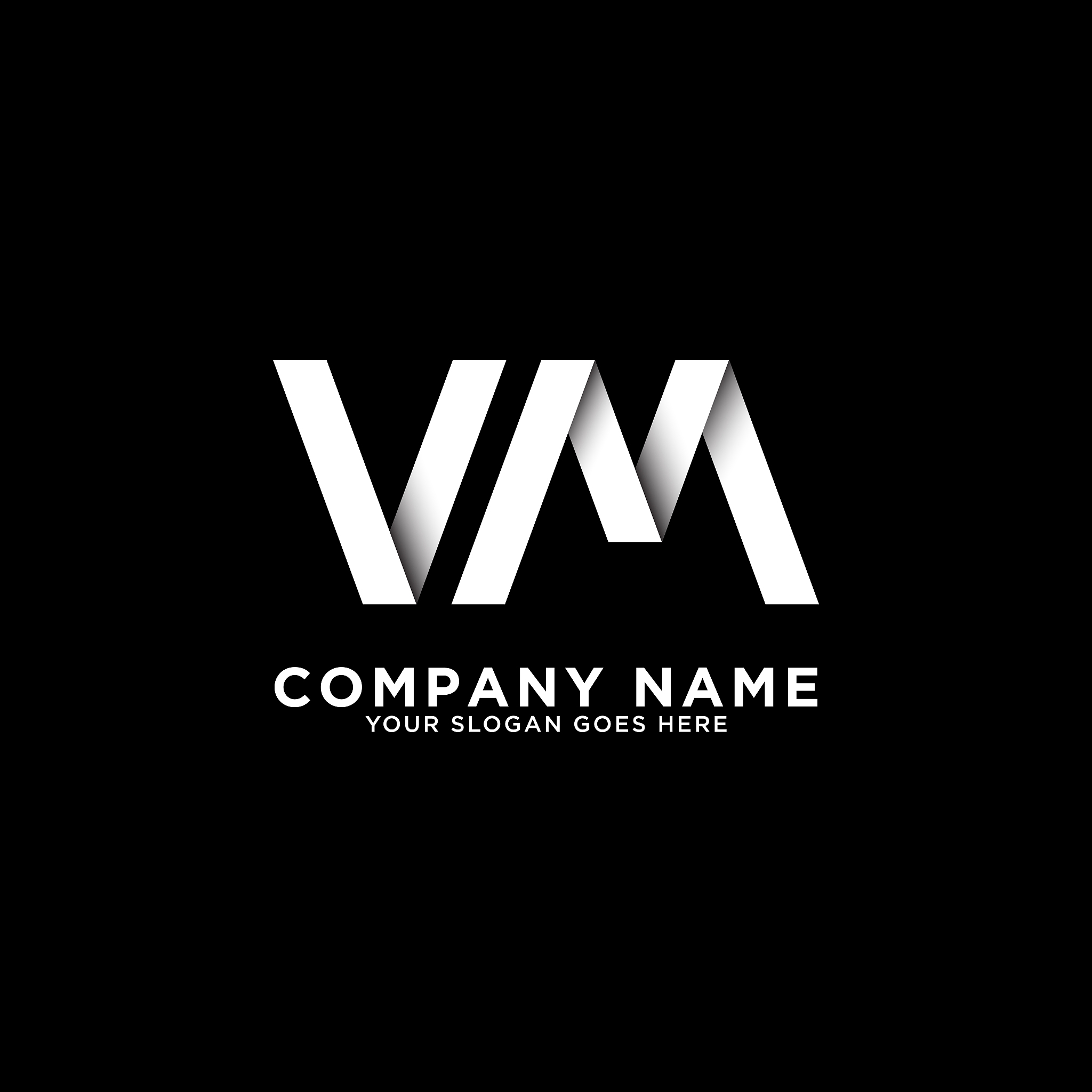 v letter logo designs, clean and clever logo template