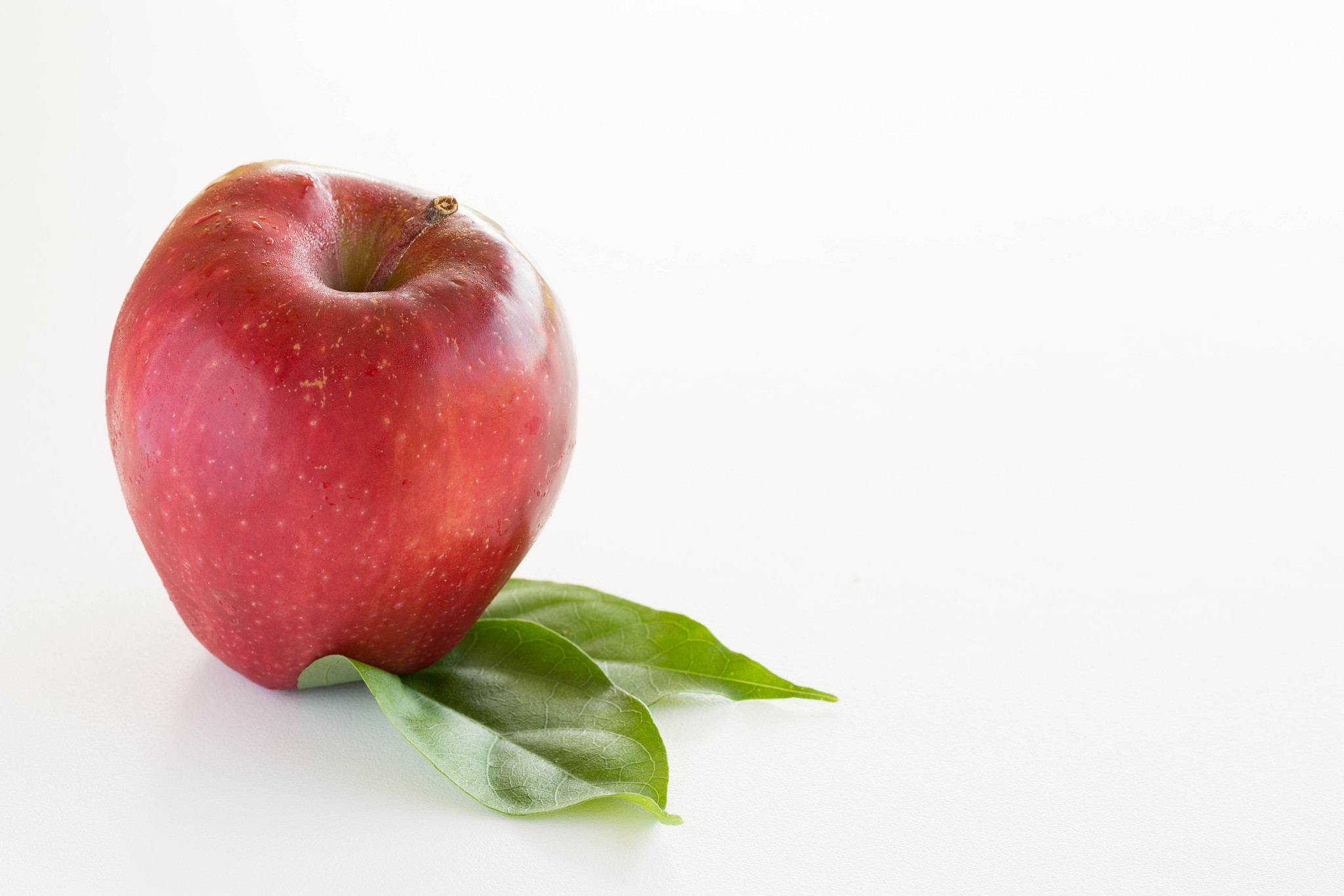 apple on the table