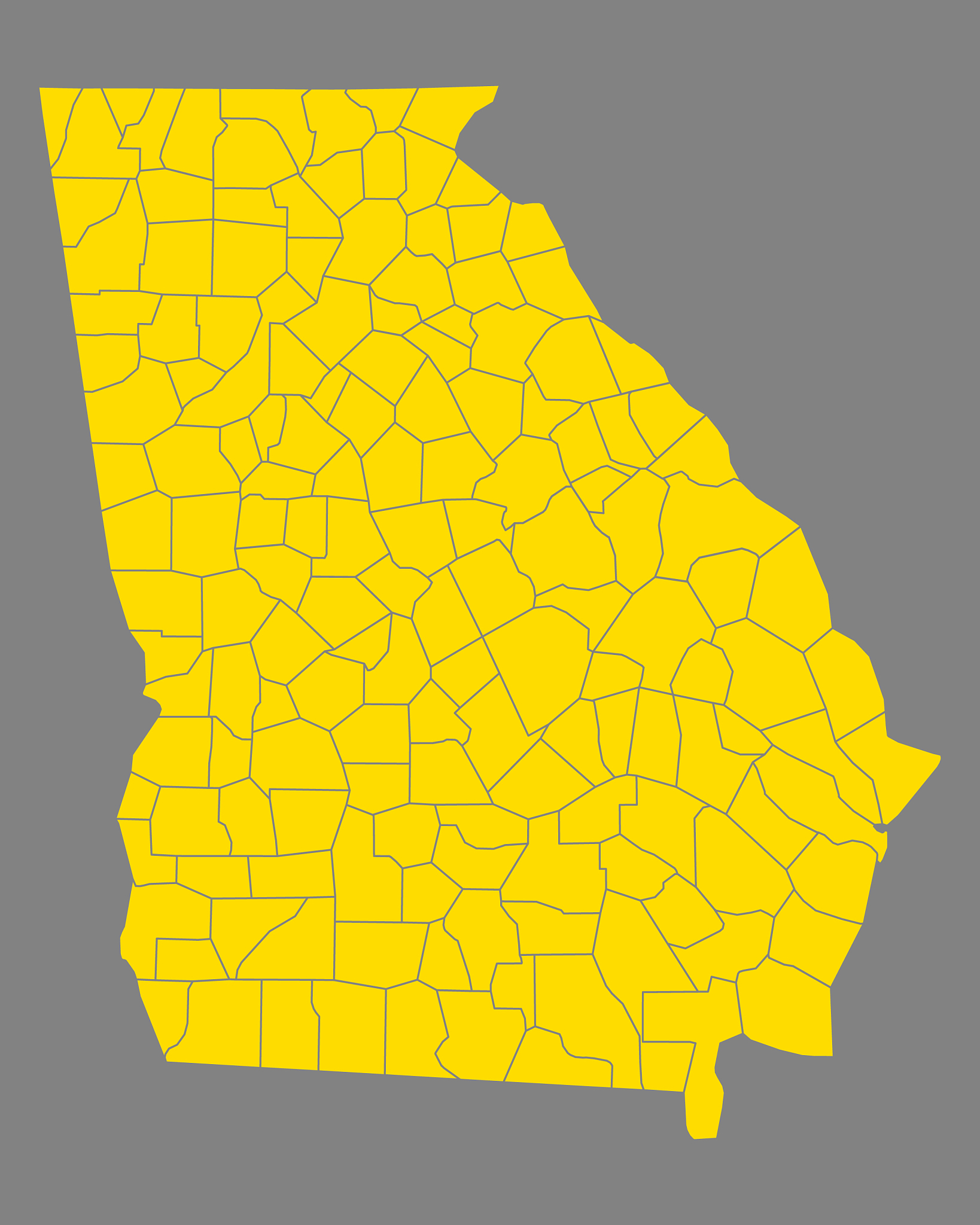 map of georgia