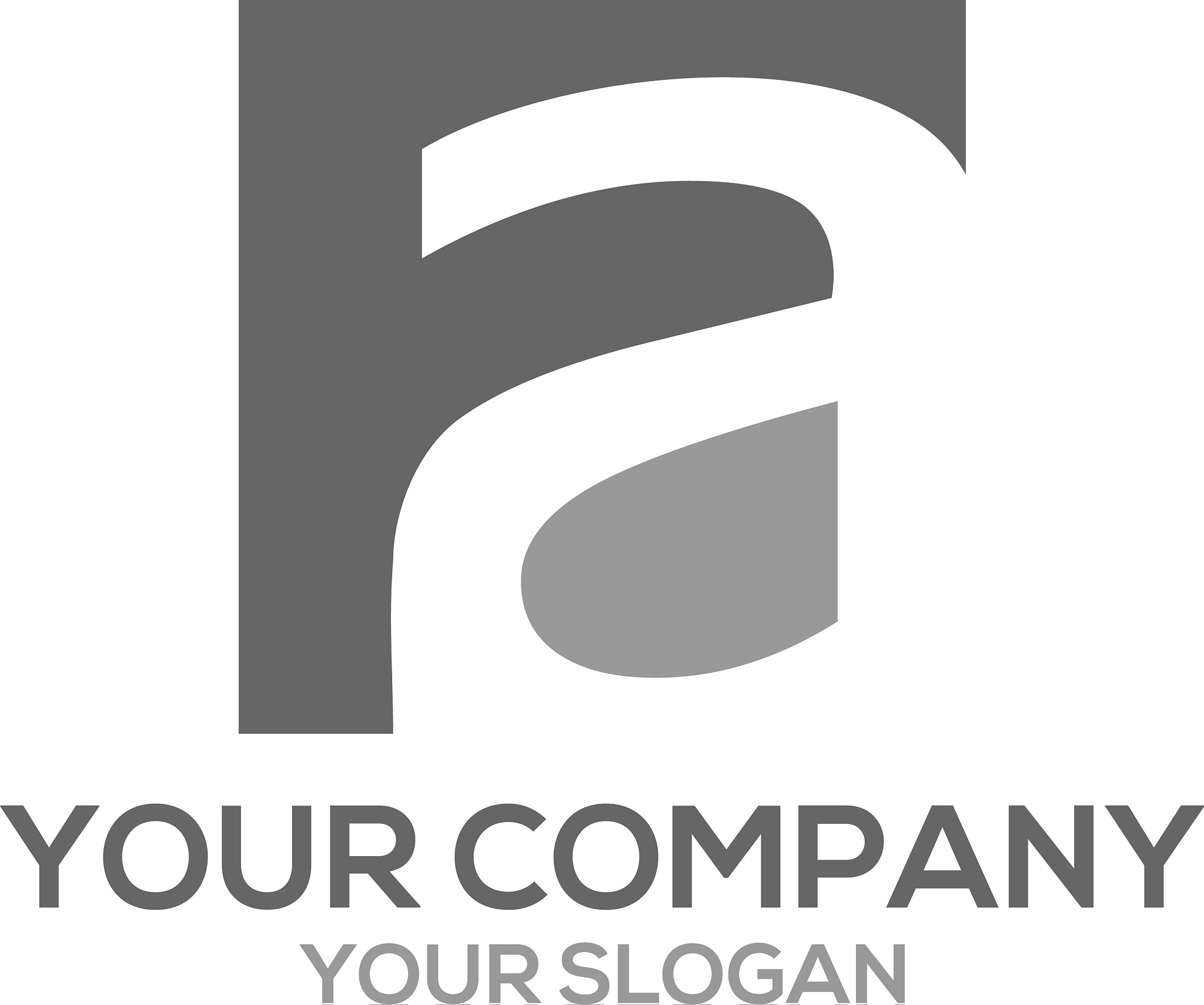 fa rectangle logo design