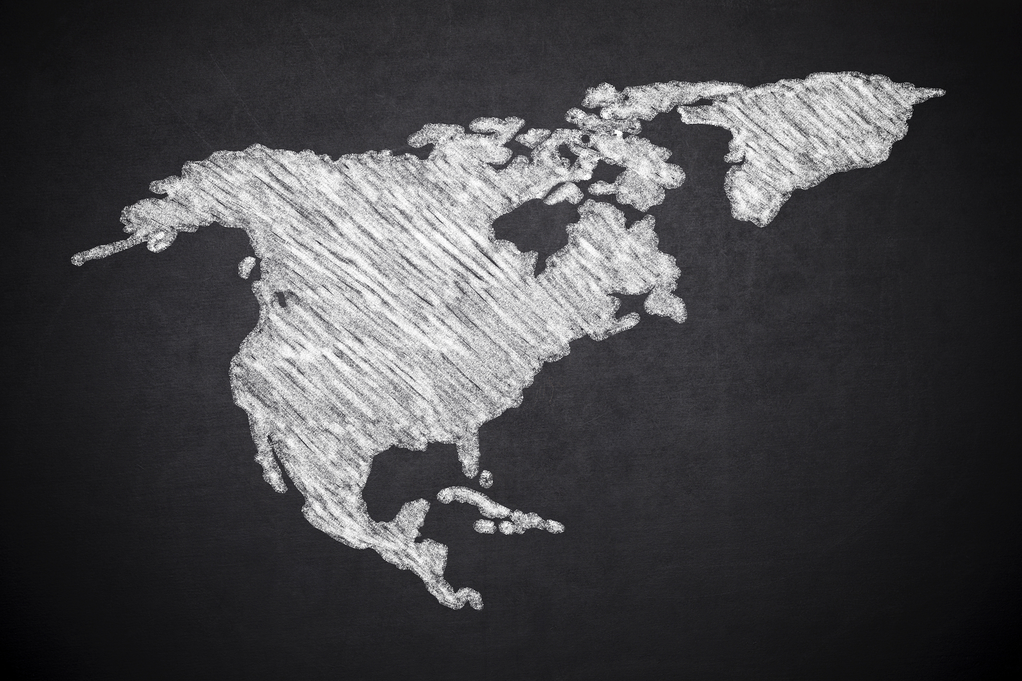 map of north america