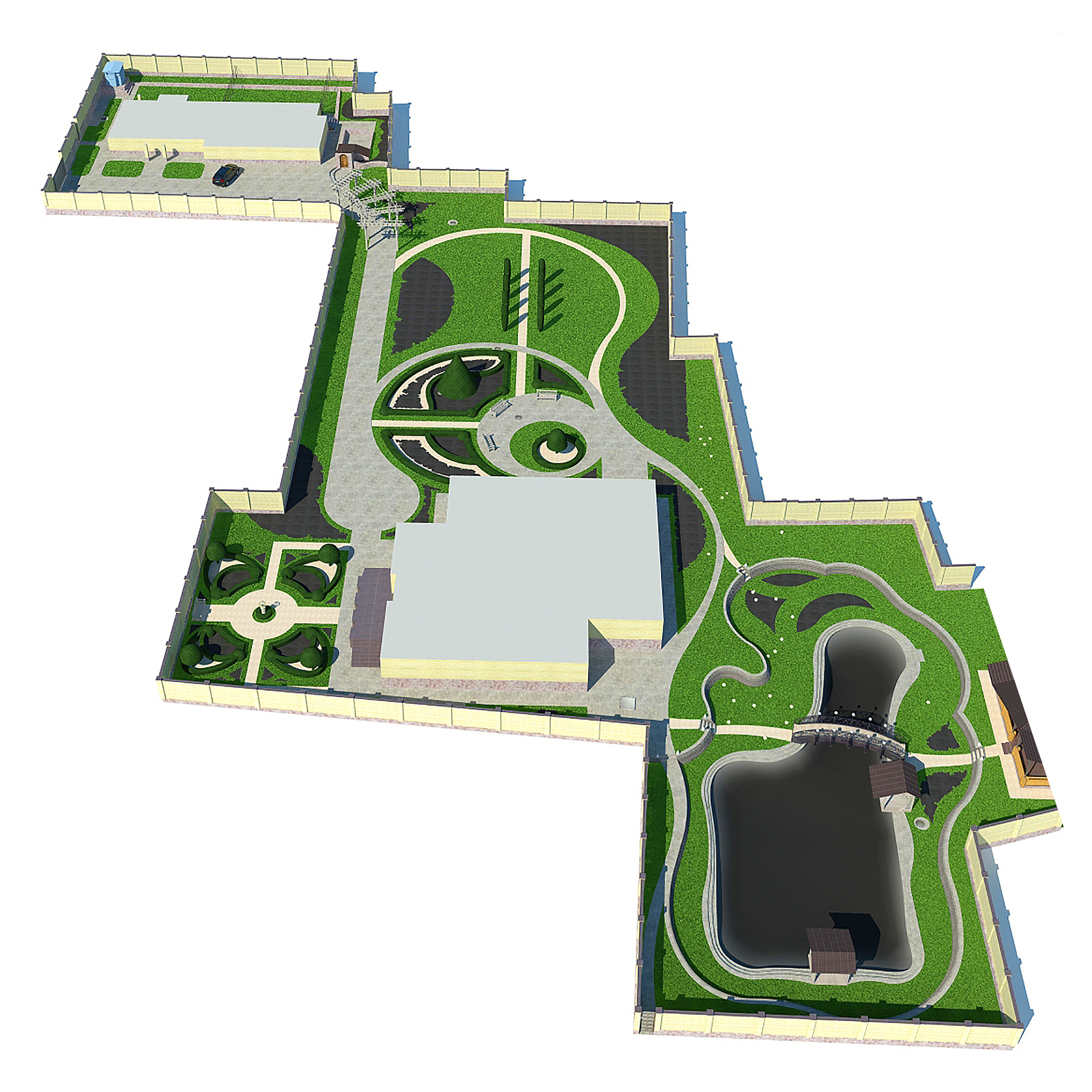 像素风公园设计：如何平衡整体和谐与个体表达？