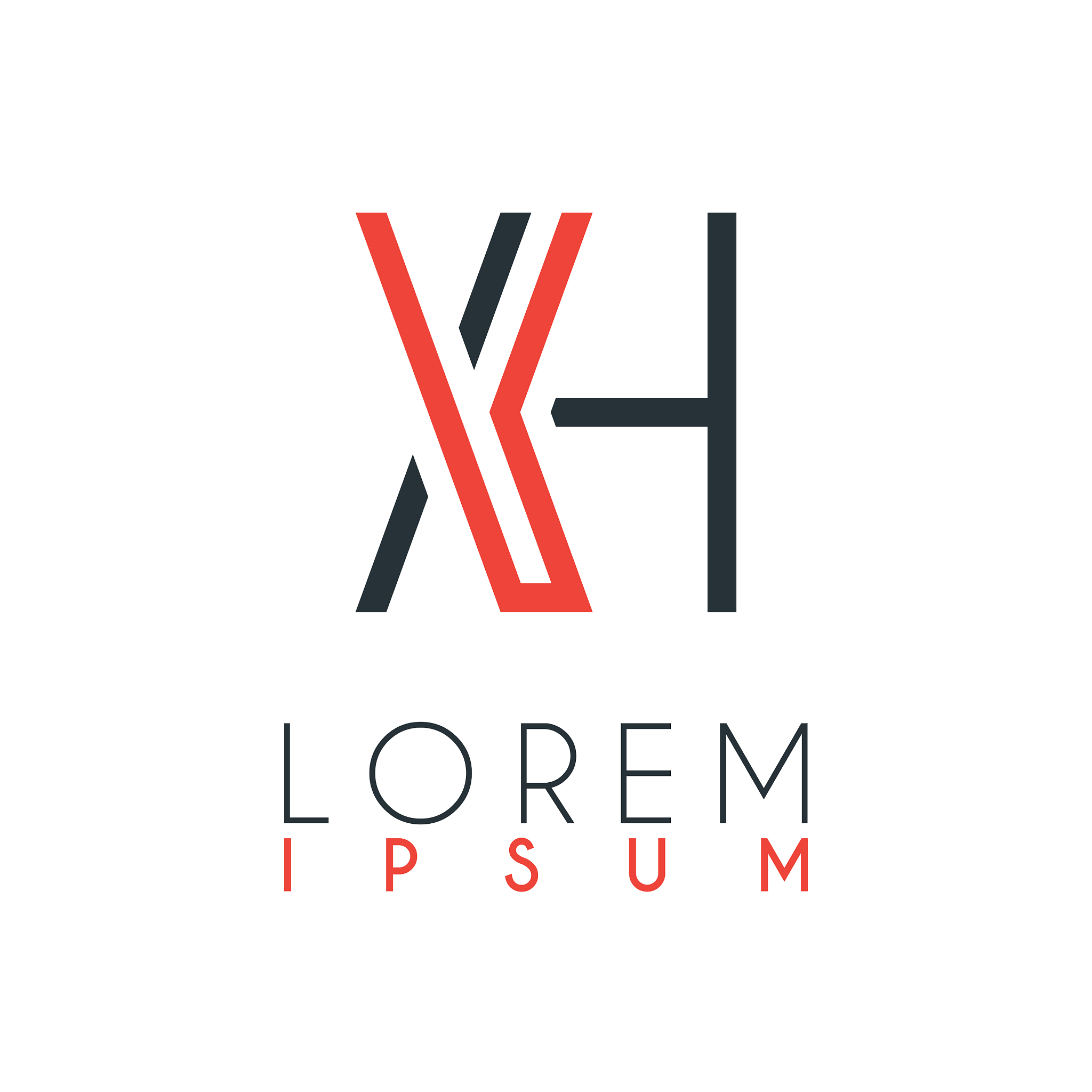 the logo between letter x and letter h or xh