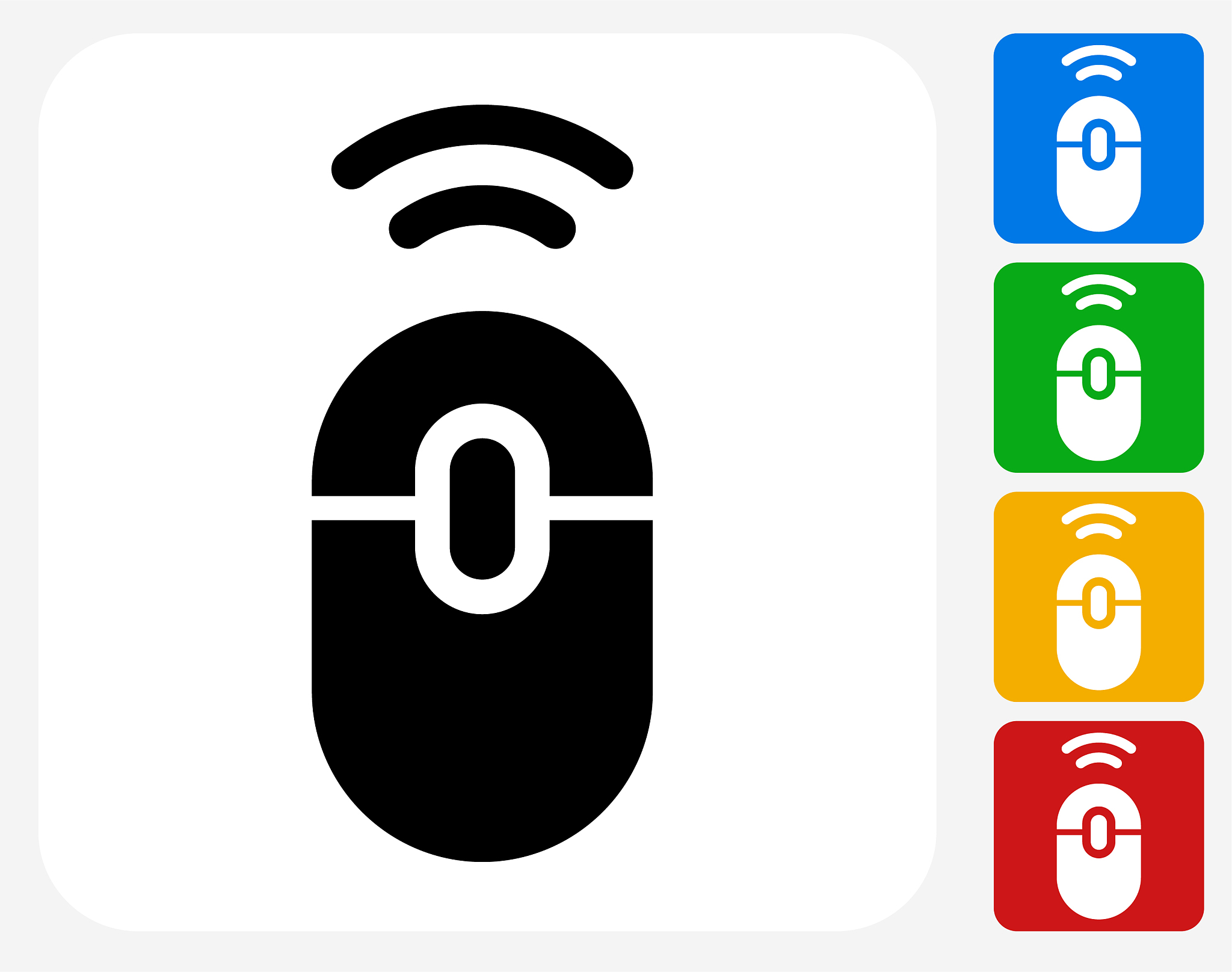 wireless computer mouse icon