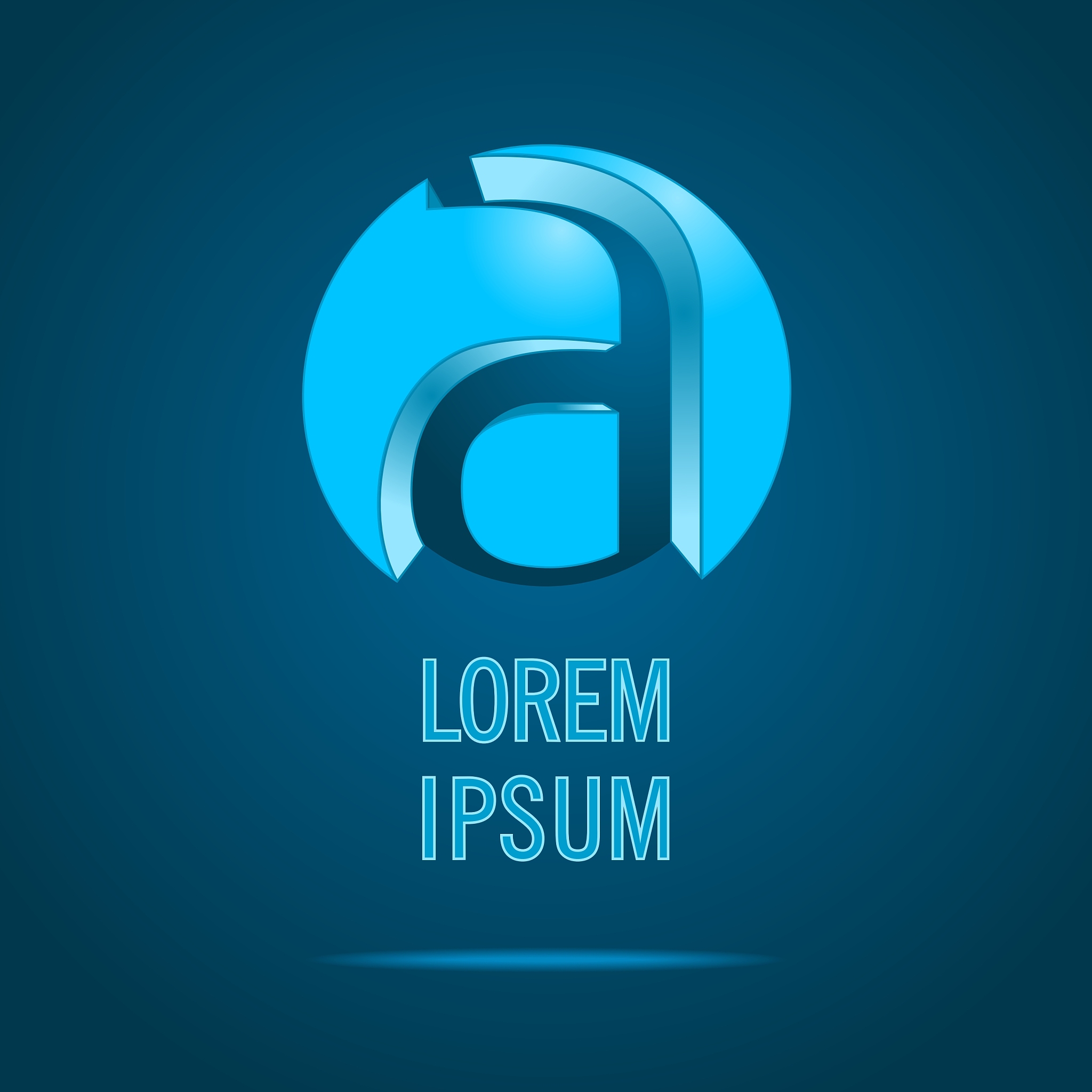 abstract logo design template