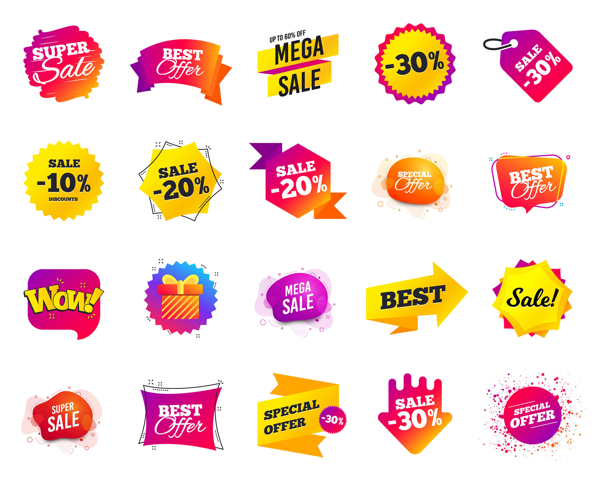sale banner special offer template tags cyber