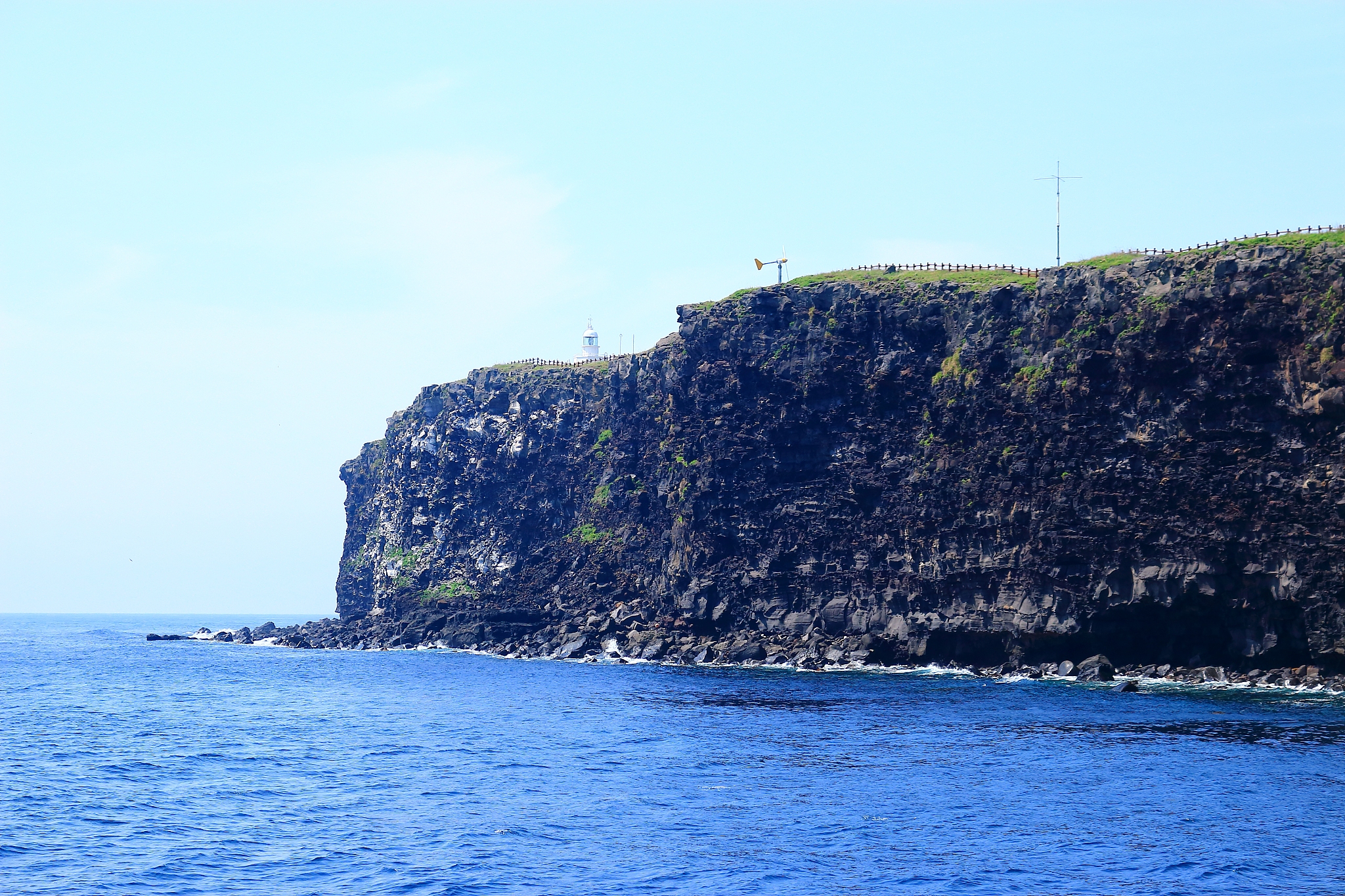 marado, island, sea cliffs,