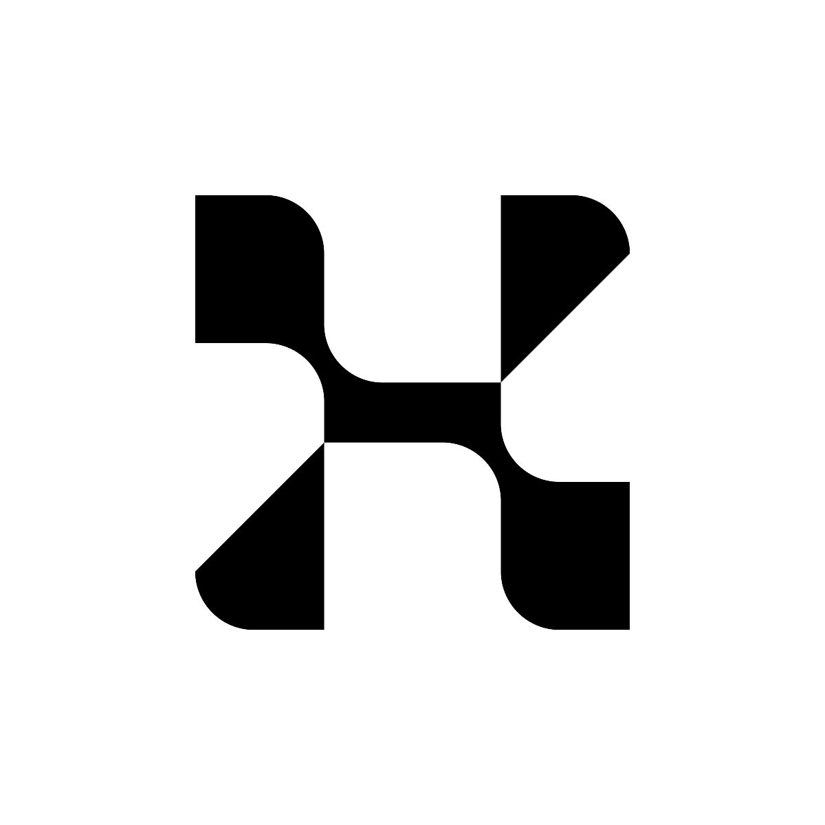 字母h的标志.图标设计